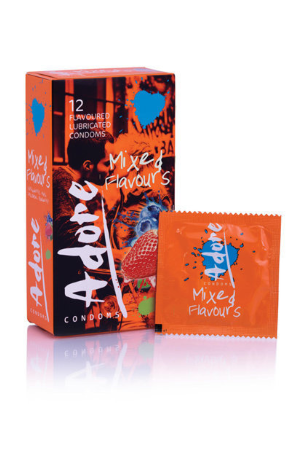 Adore Flavours 12 Pack Condoms
