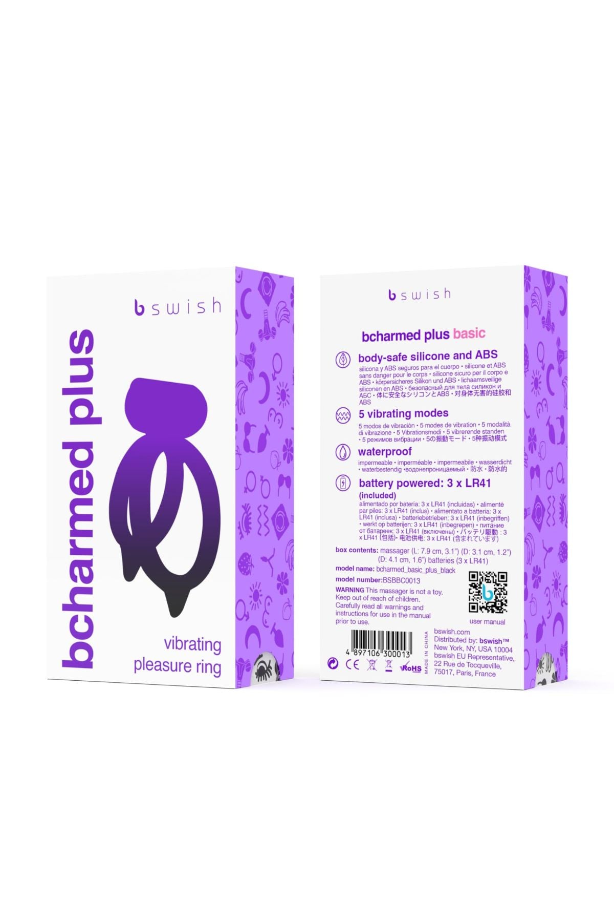 Bcharmed Basic Plus | Vibrating Cock Ring