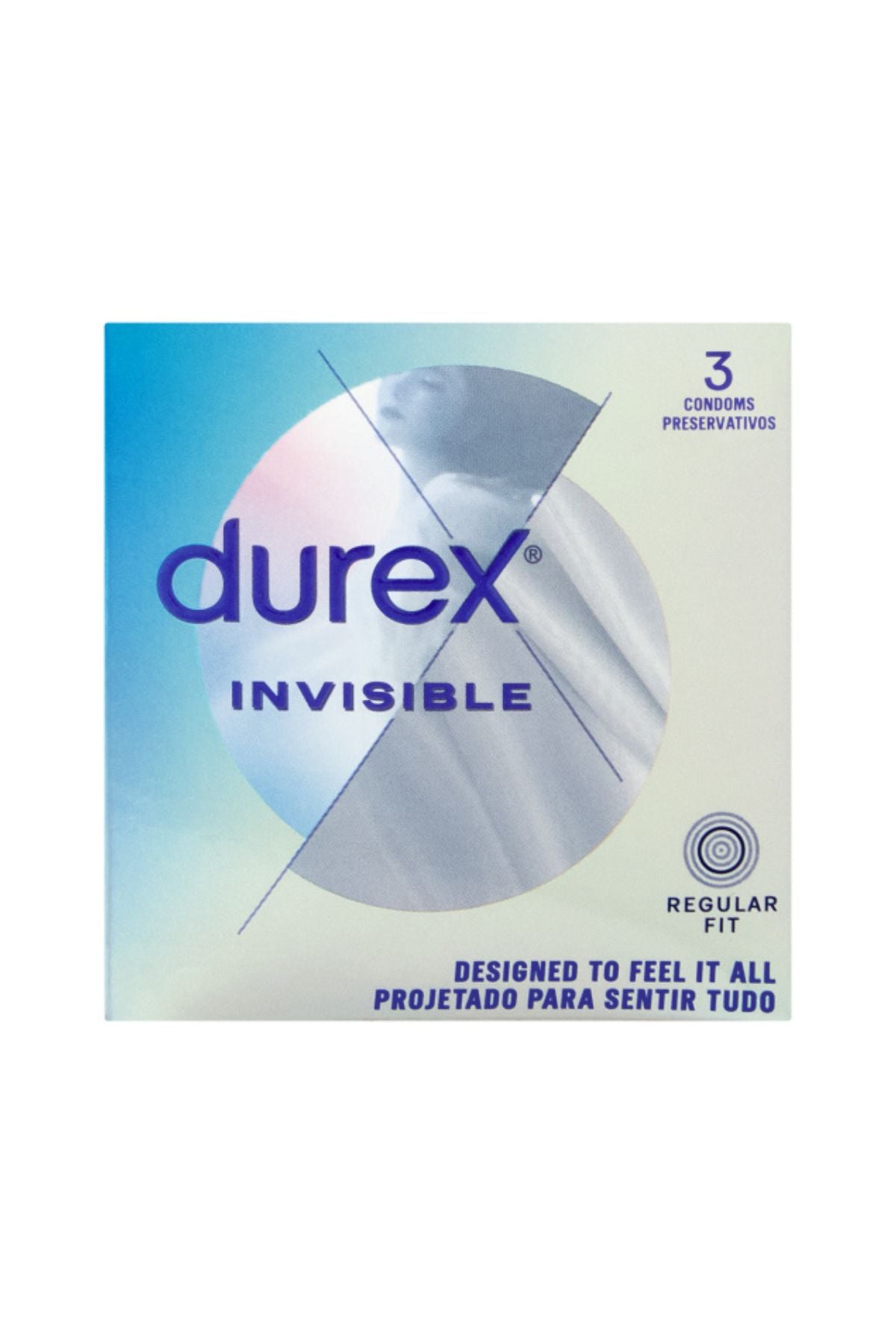 Durex Invisible Condoms Regular Fit | 3 Pack