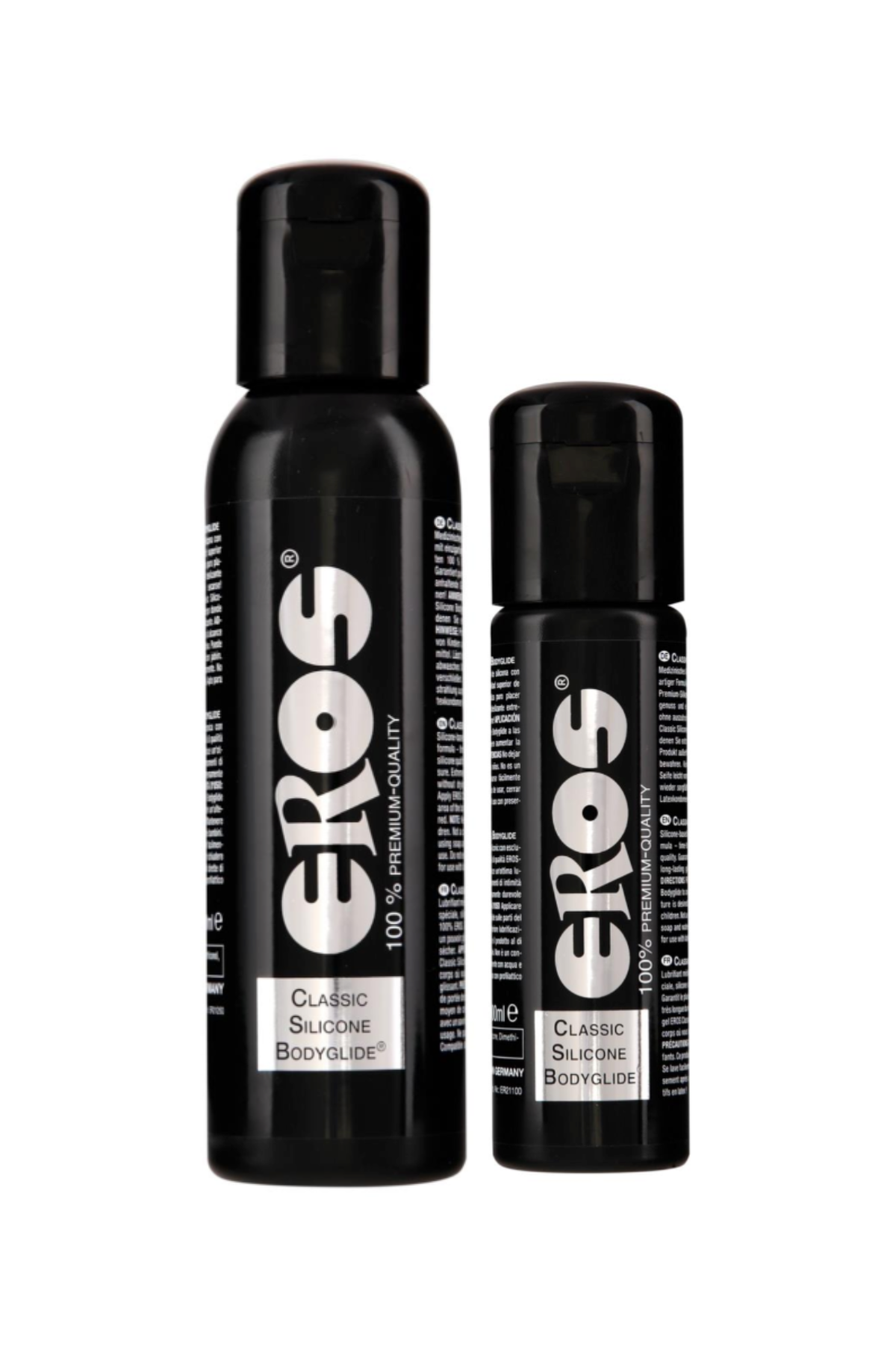 Eros Classic Silicone Lubricant Sizes | Matilda's Lifestyle