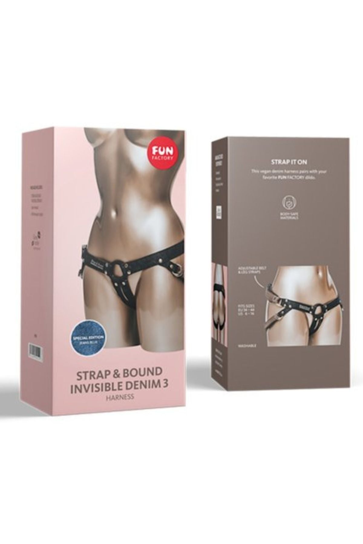 Fun Factory Invisible Denim Harness Box | Matilda's Lifestyle