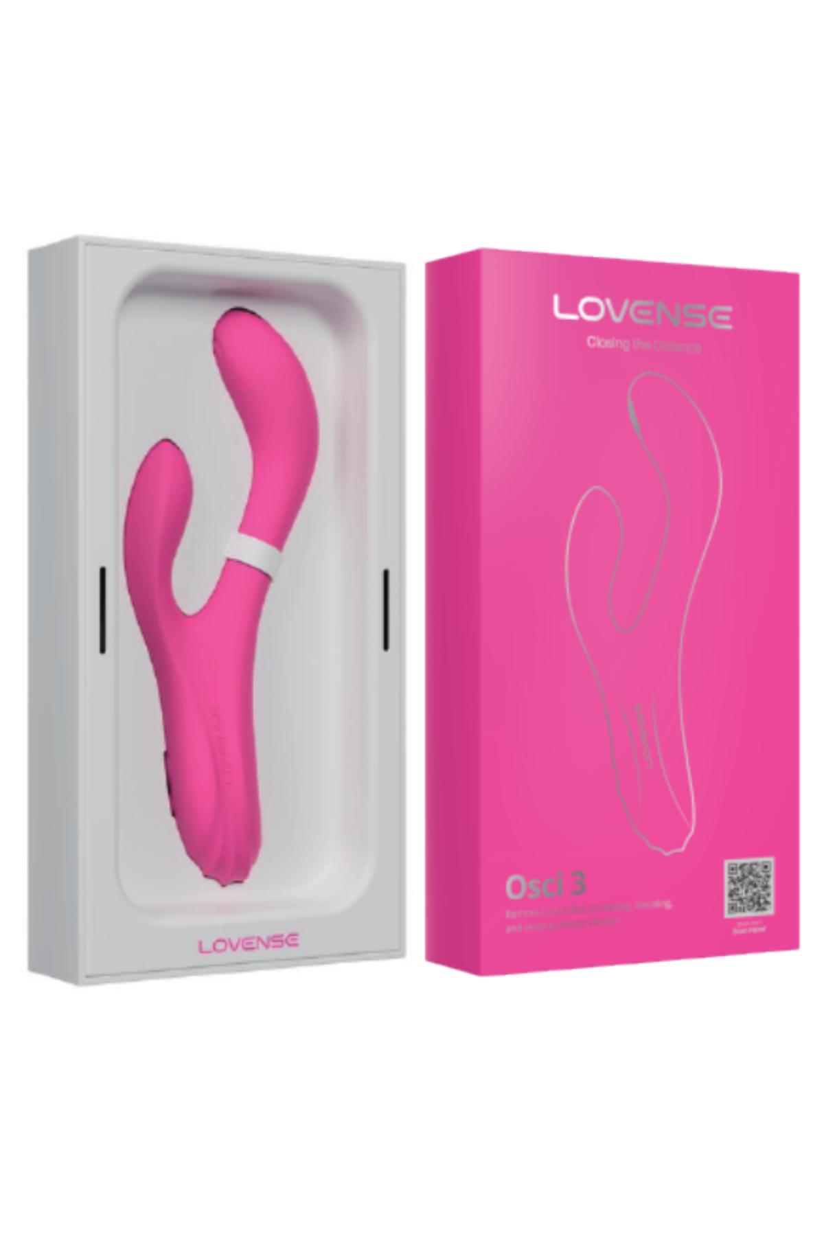Lovense Osci 3 Heating Rabbit Vibrator Box View | Matilda's Lifestyle