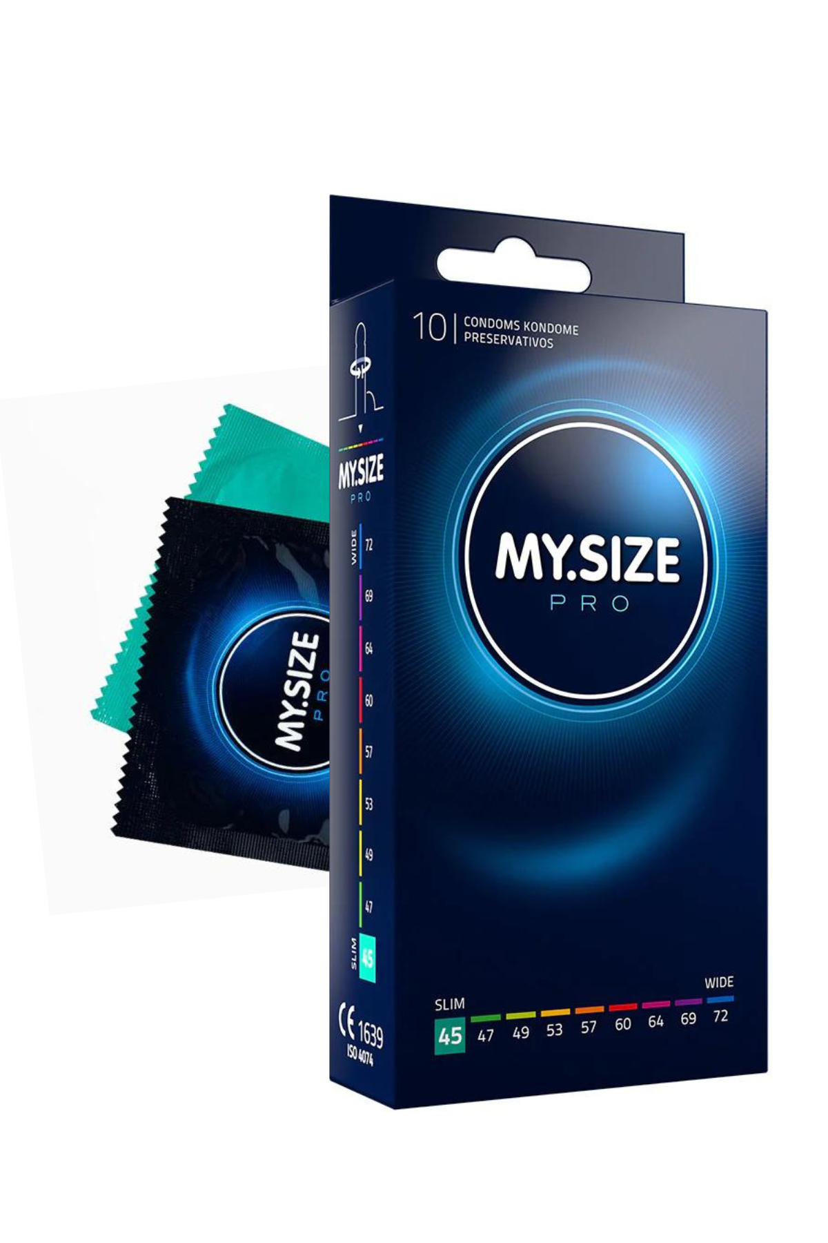 MY.SIZE Pro 45mm Condoms | 10 Pack