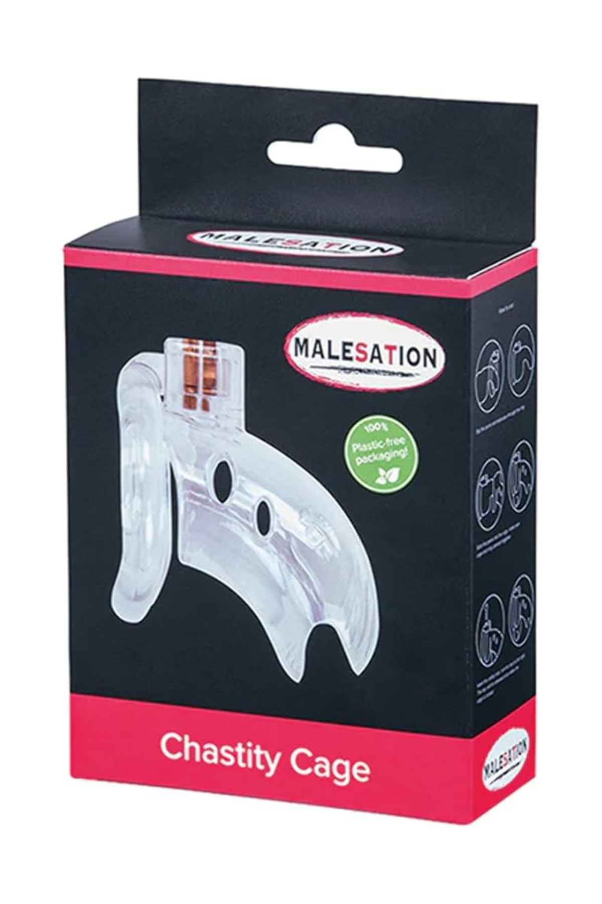 Malesation Clear Chastity Cage