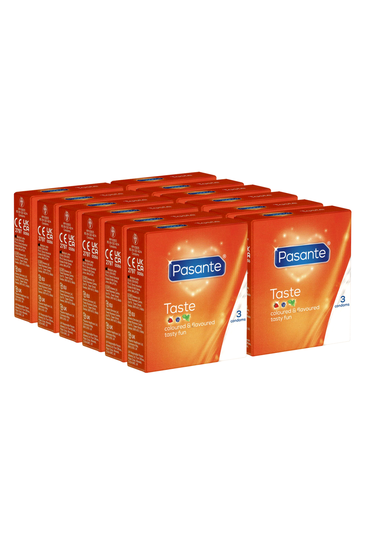 Pasante Taste Condoms | 3 Pack