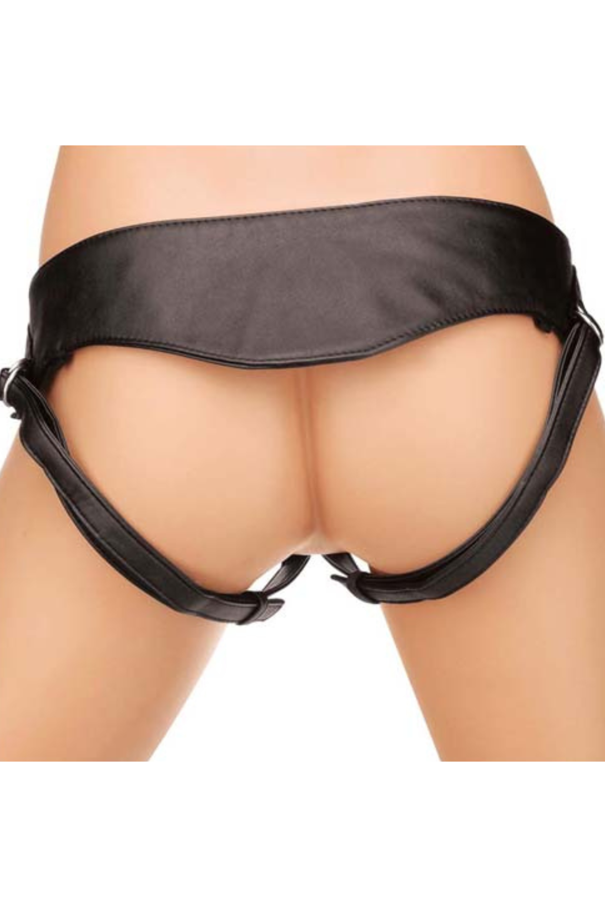 Patent Leather Strap-On Harness