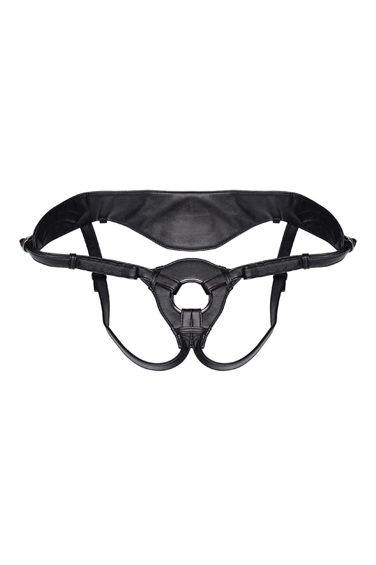 Patent Leather Strap-On Harness