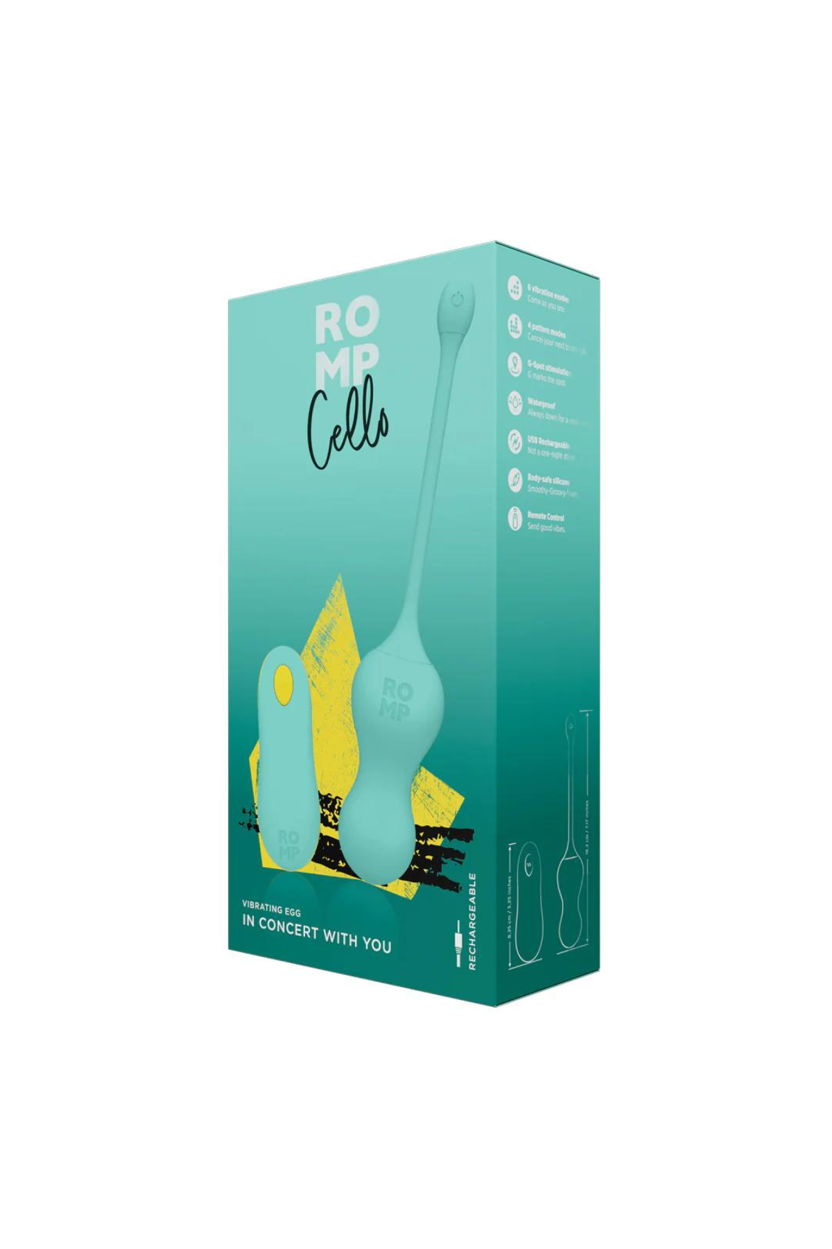 ROMP Cello Vibrating Egg Box