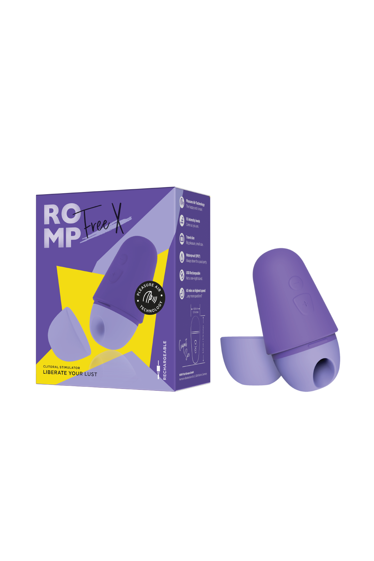 ROMP Free X Clitoral Suction Vibrator Box | Matilda's Lifestyle