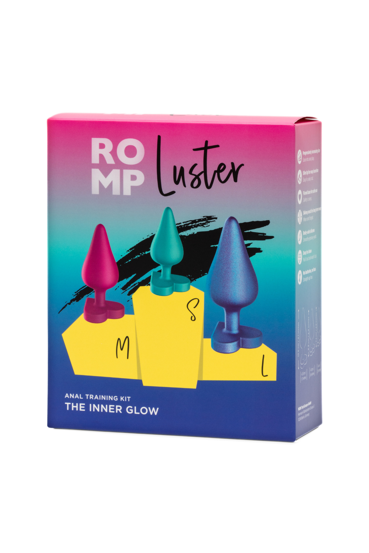 Romp Luster Anal Plug Set Box | Matilda's Lifestyle