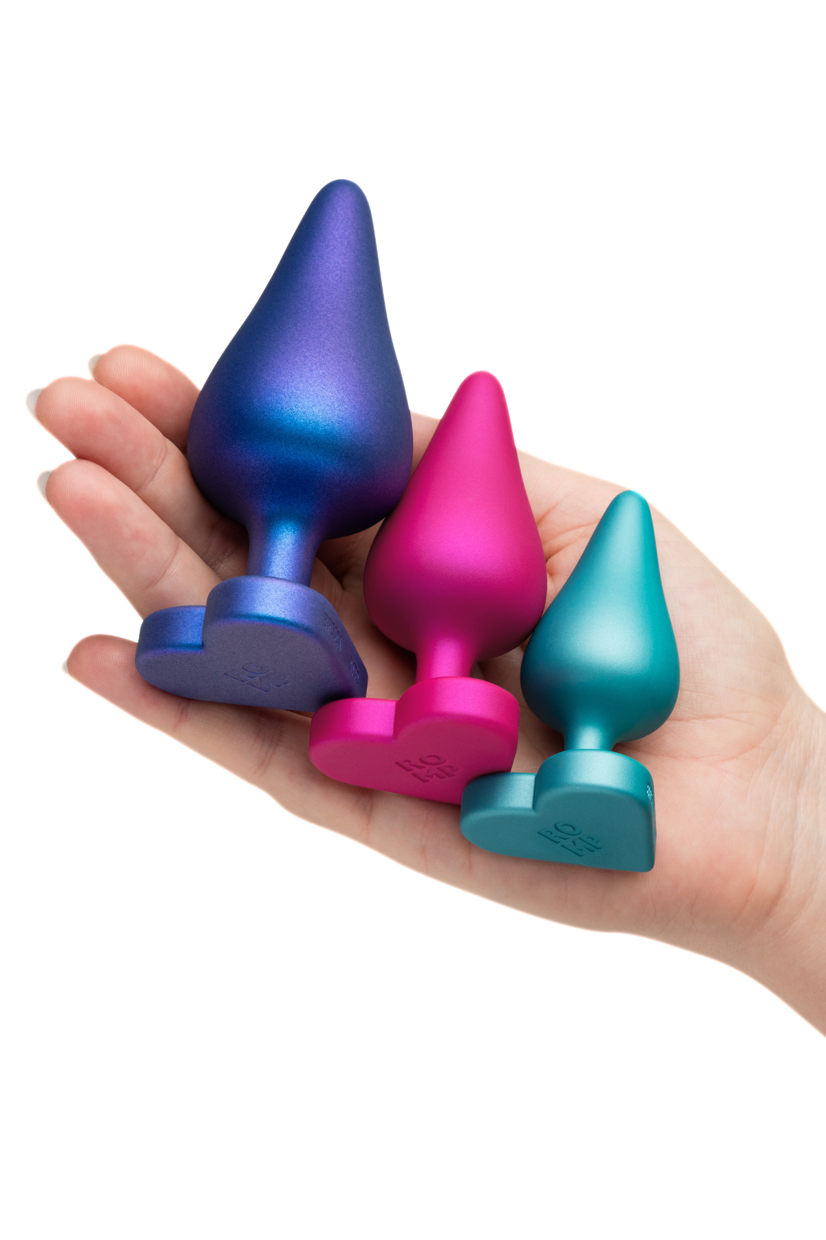 Romp Luster Anal Plug Set Size | Matilda's Lifestyle