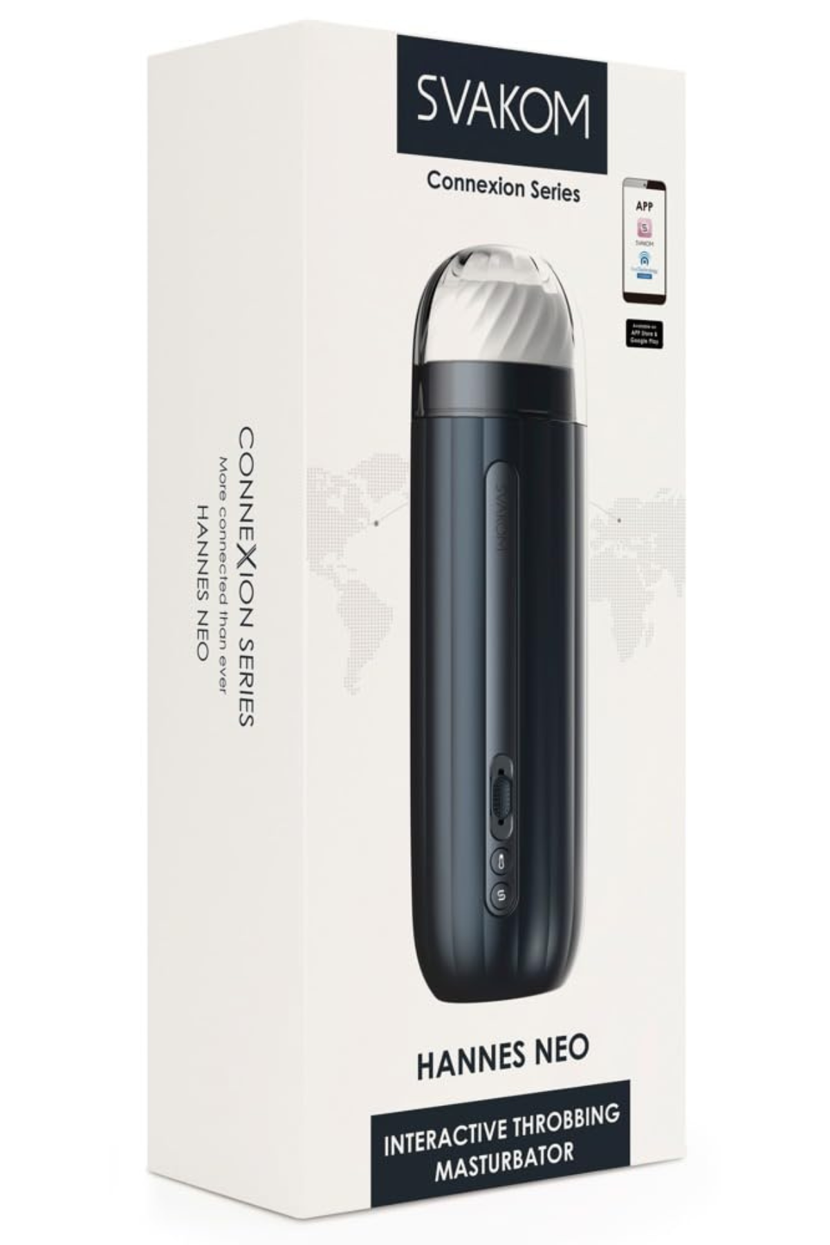 Svakom Hannes Neo | Interactive Heating and Throbbing Masturbator