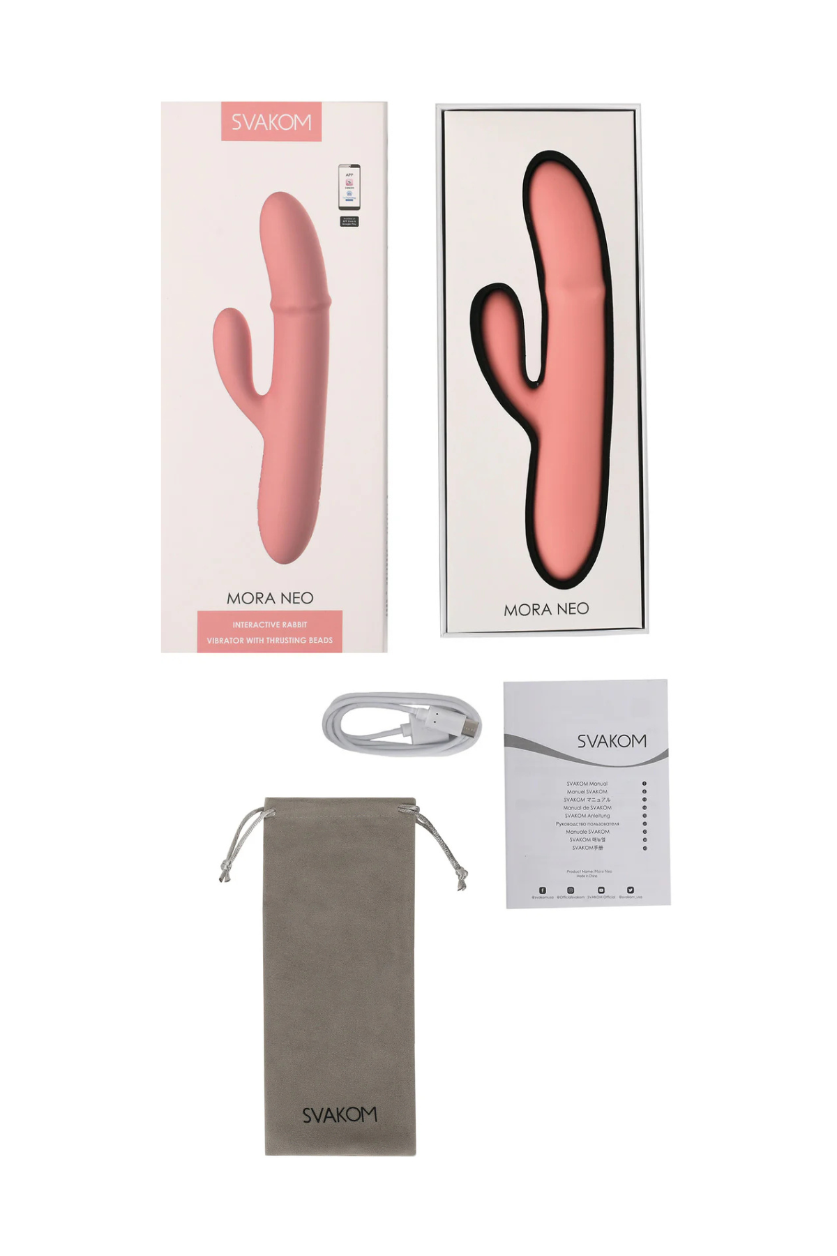 Svakom Mora Neo Rabbit Vibrator Packaging