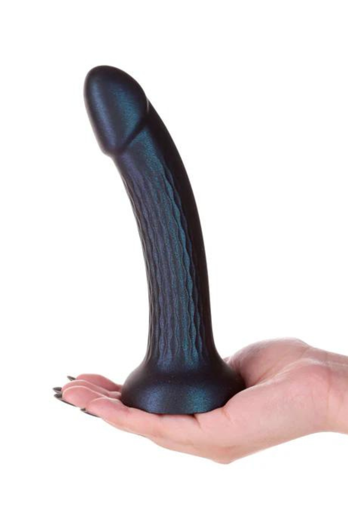 Fantasy Siren Blue Shimmer Dildo Hand Size | Matilda's Lifestyle
