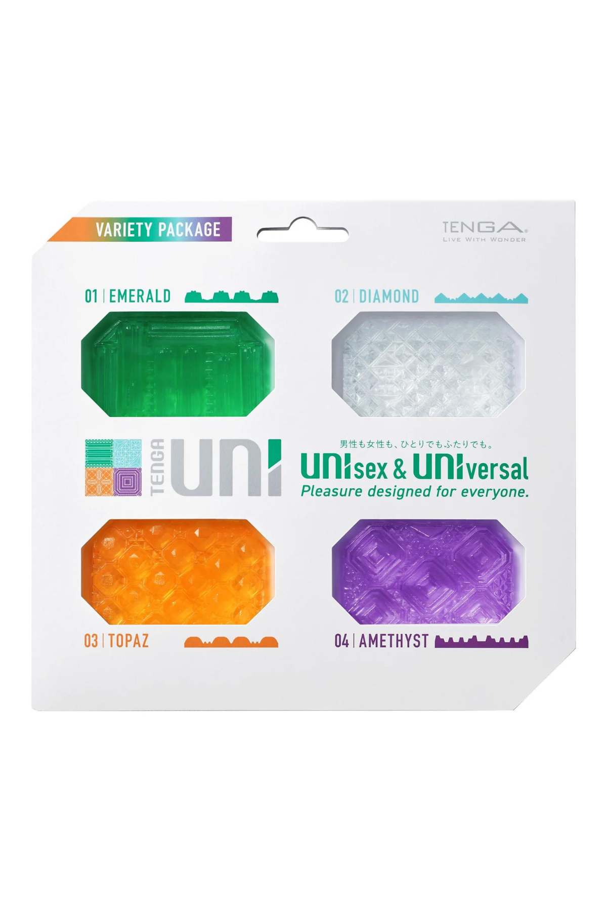 UNI Variety 4 Pack | Male Masturbator Sleeve