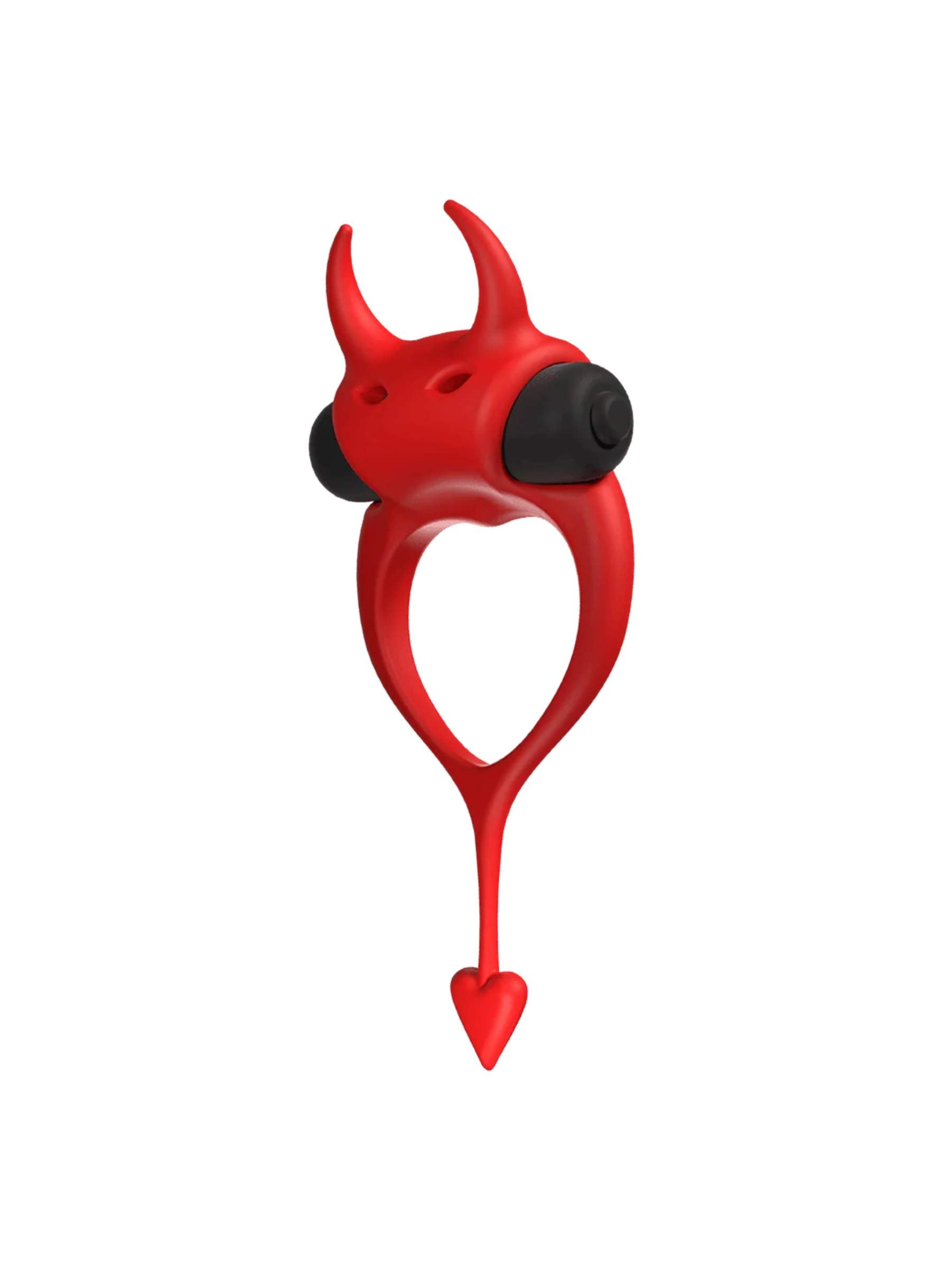 Adrien Lastic Vibrating Devol Cock Ring - Red