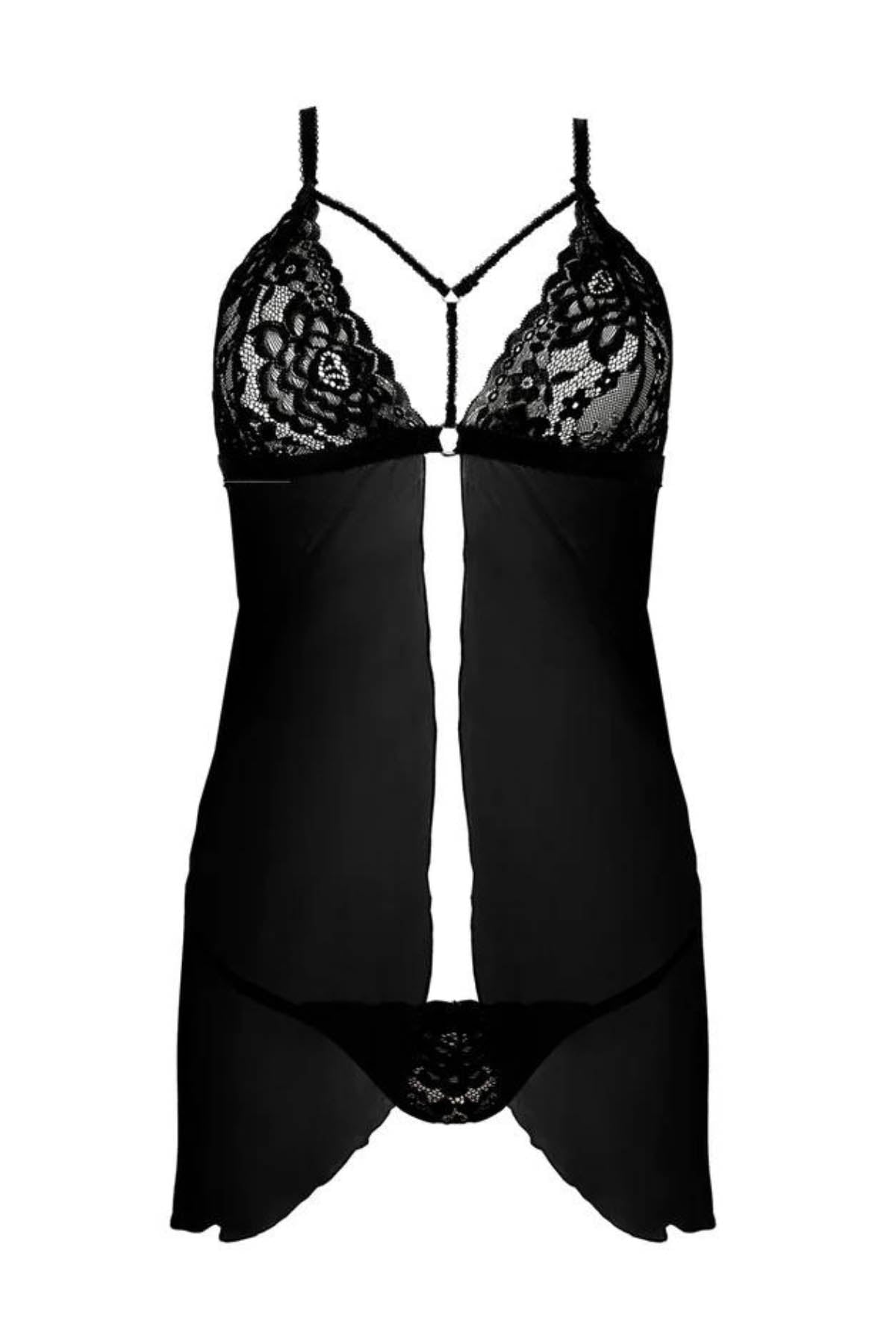 Anais Maya Black Chemise