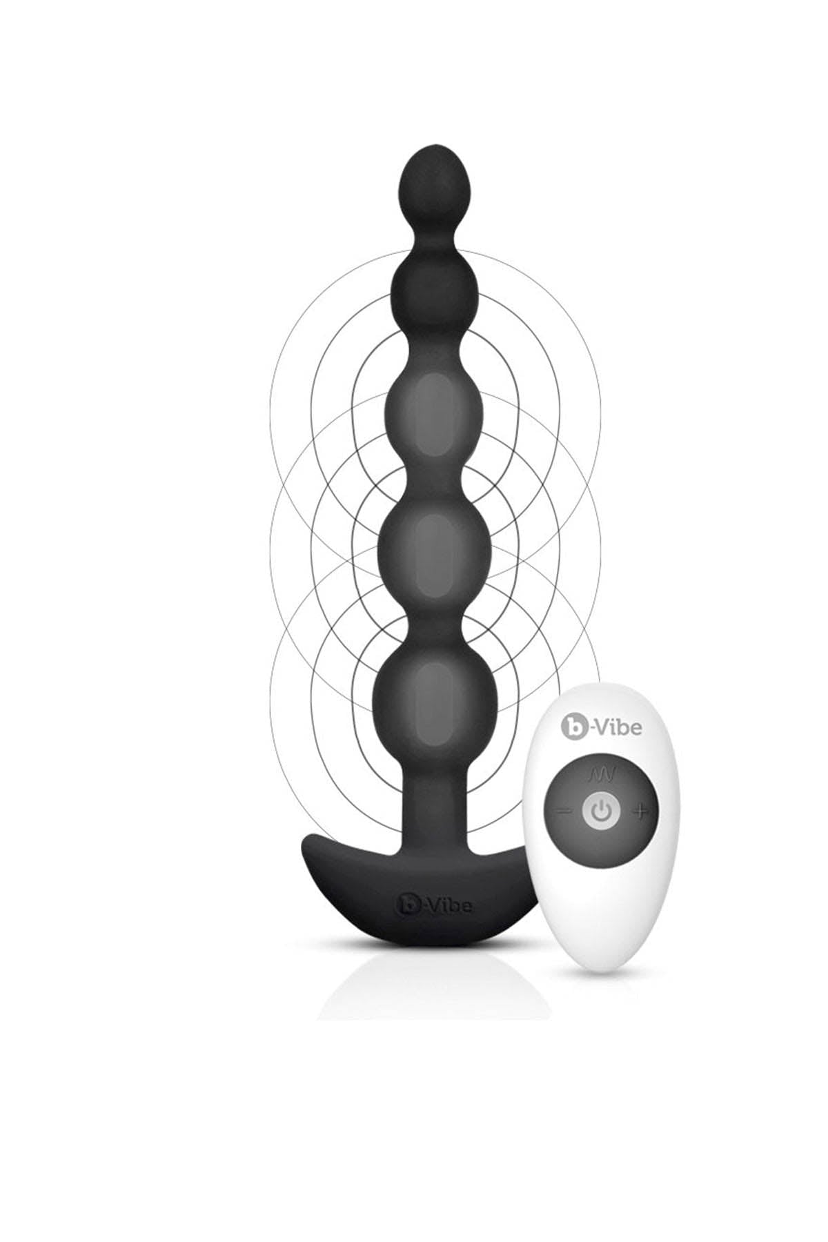B-Vibe Cinco Xl Vibrating Anal Beads
