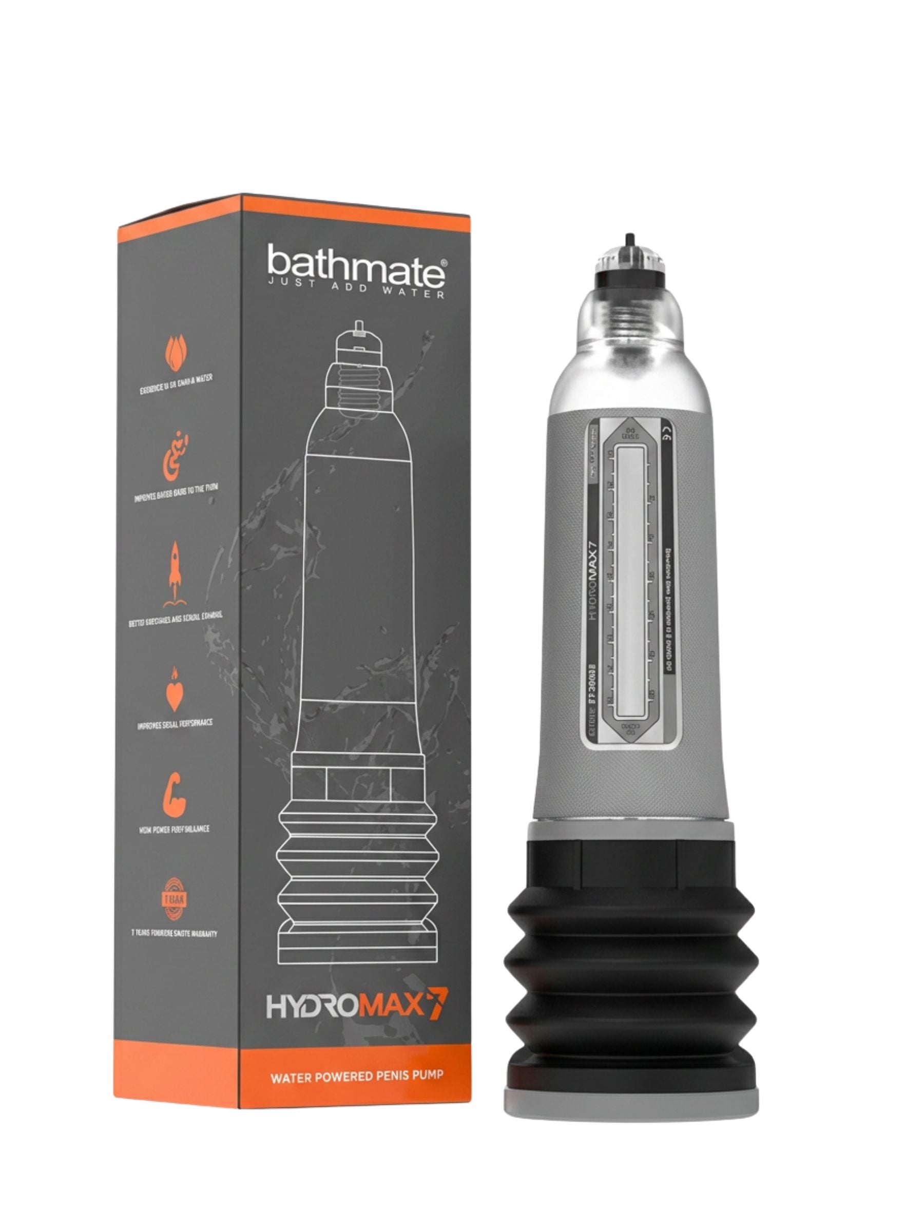 Bathmate Hydromax 7 Penis Enlargement Pump - Clear