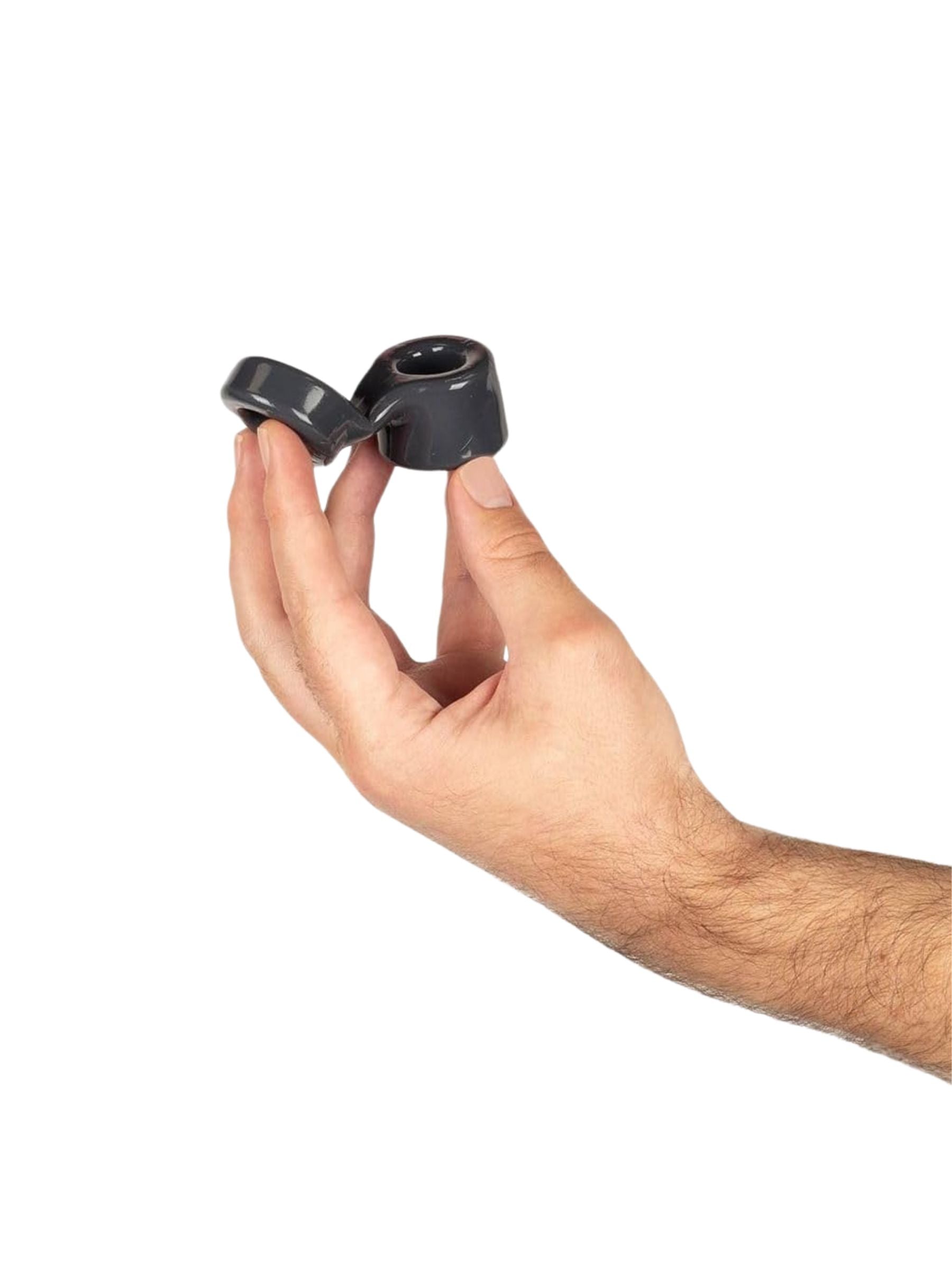Boners Cock-Ring & Ball-Stretcher - Grey