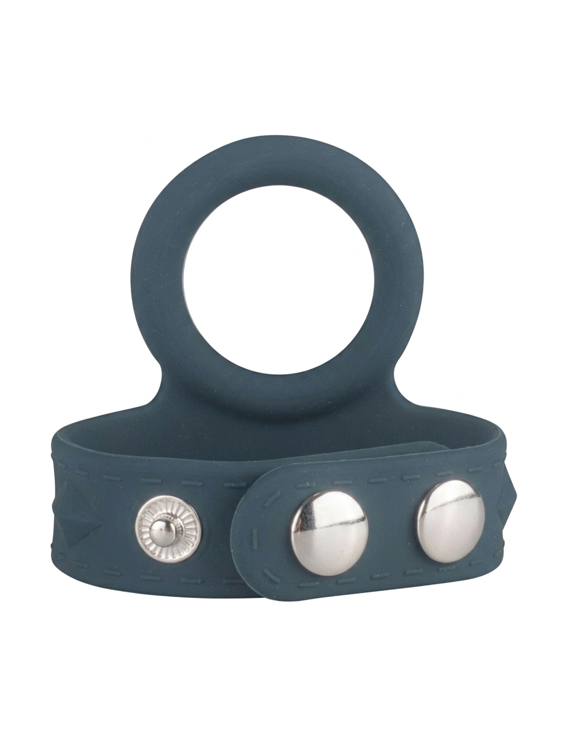 Boners - Cock-Ring & Adjustable Ball Strap - Small - Grey