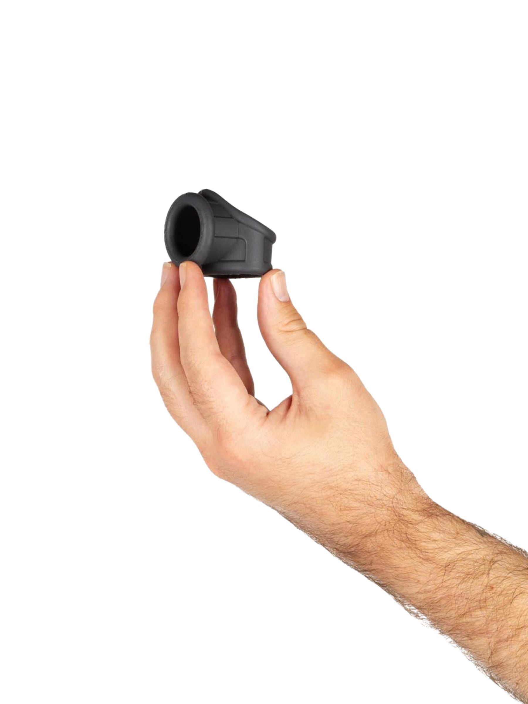 Boners Cocksling - Grey - Cock-Ring and Ball-Stretcher
