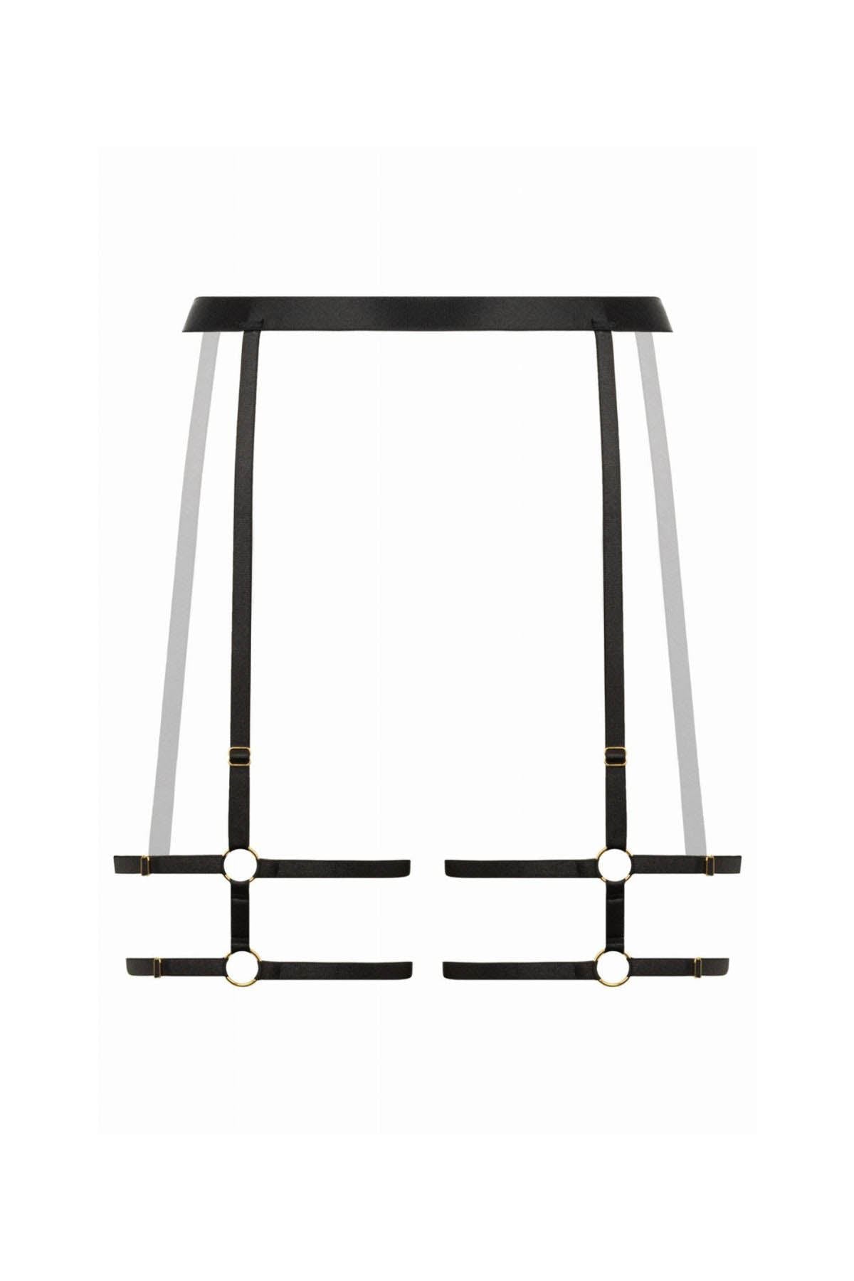 Cld Blushing Strappy Garterbelt