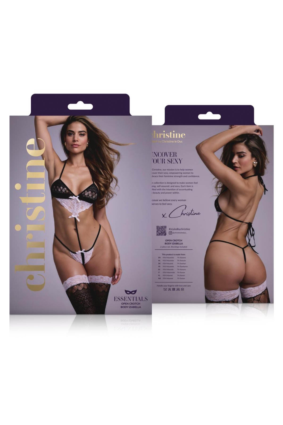 Cld Izabel Crotchless Play Bodysuit