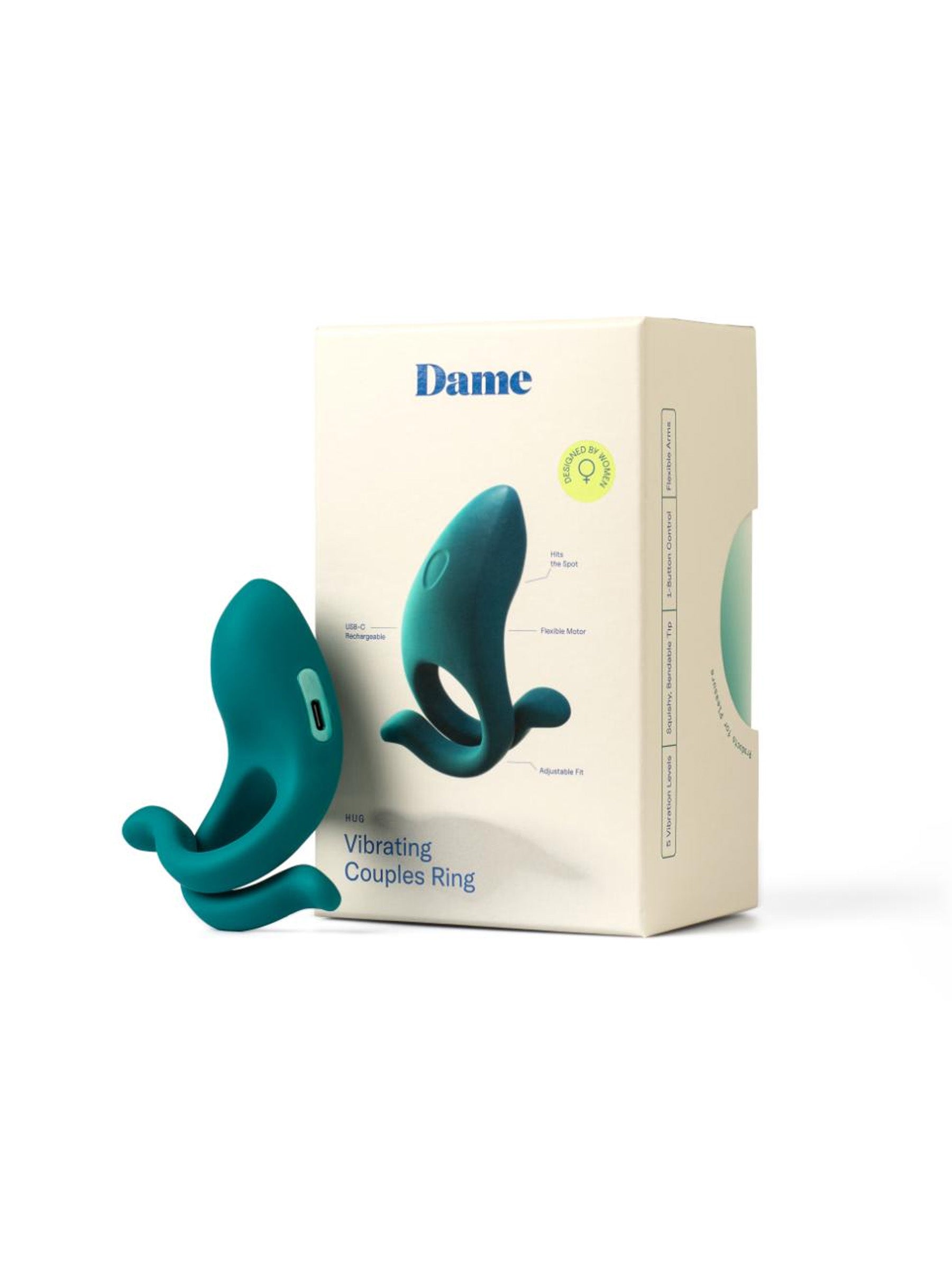 Dame Hug - Adjustable Vibrating C-Ring