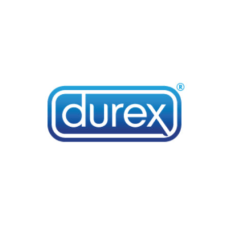 Durex personal lubricant logo on a white background