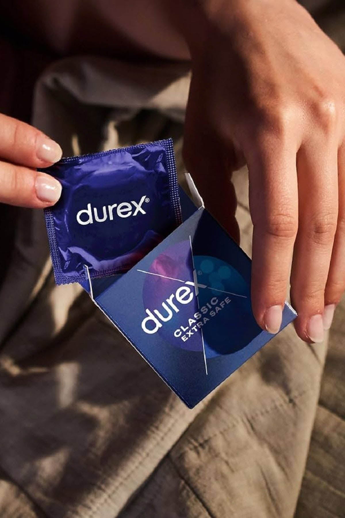 Durex Extra Safe condoms 3 pack thicker latex with extra lubrication