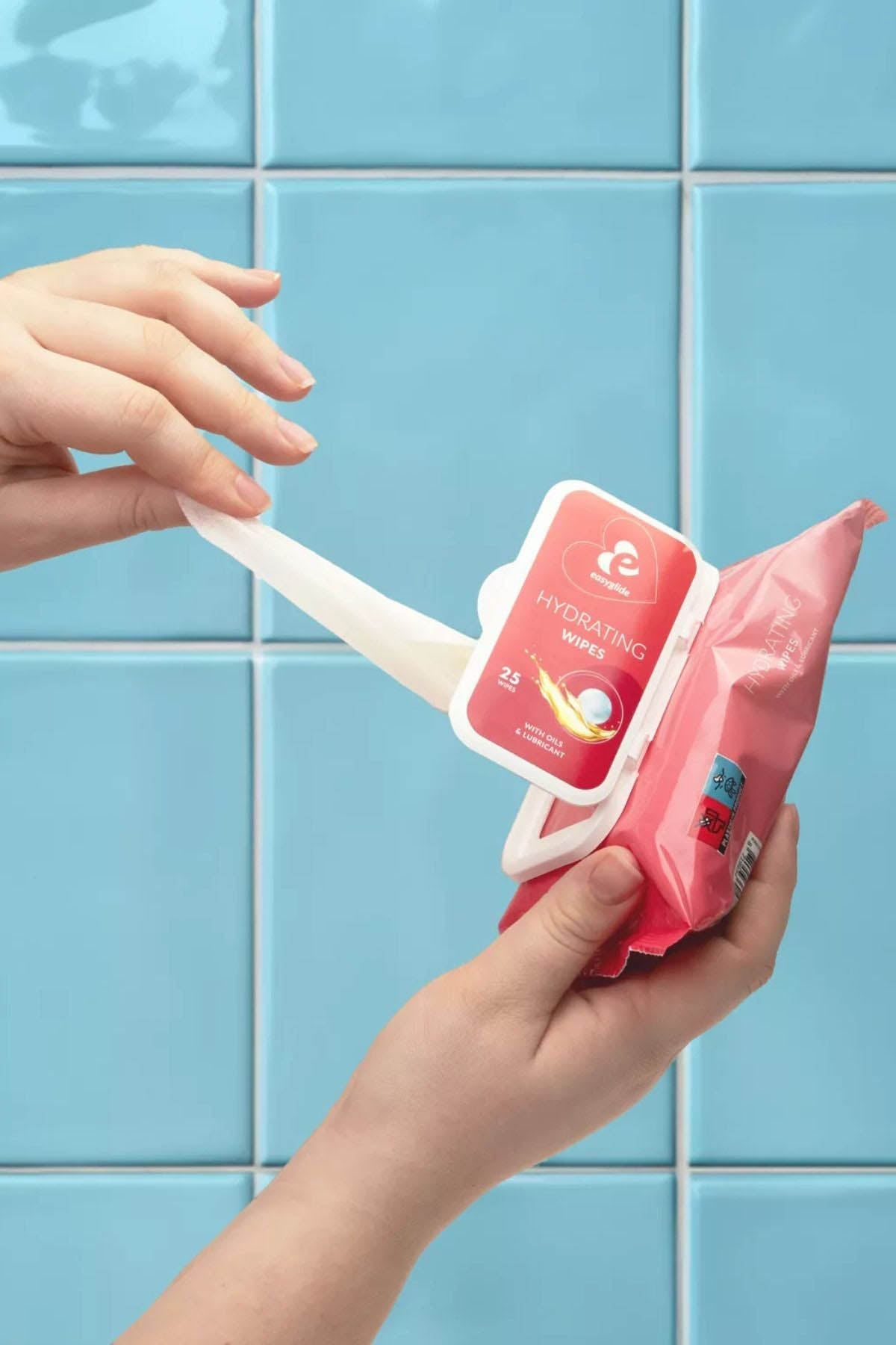 Easytoys Easyglide Hydrating Wipes - 25 Pack