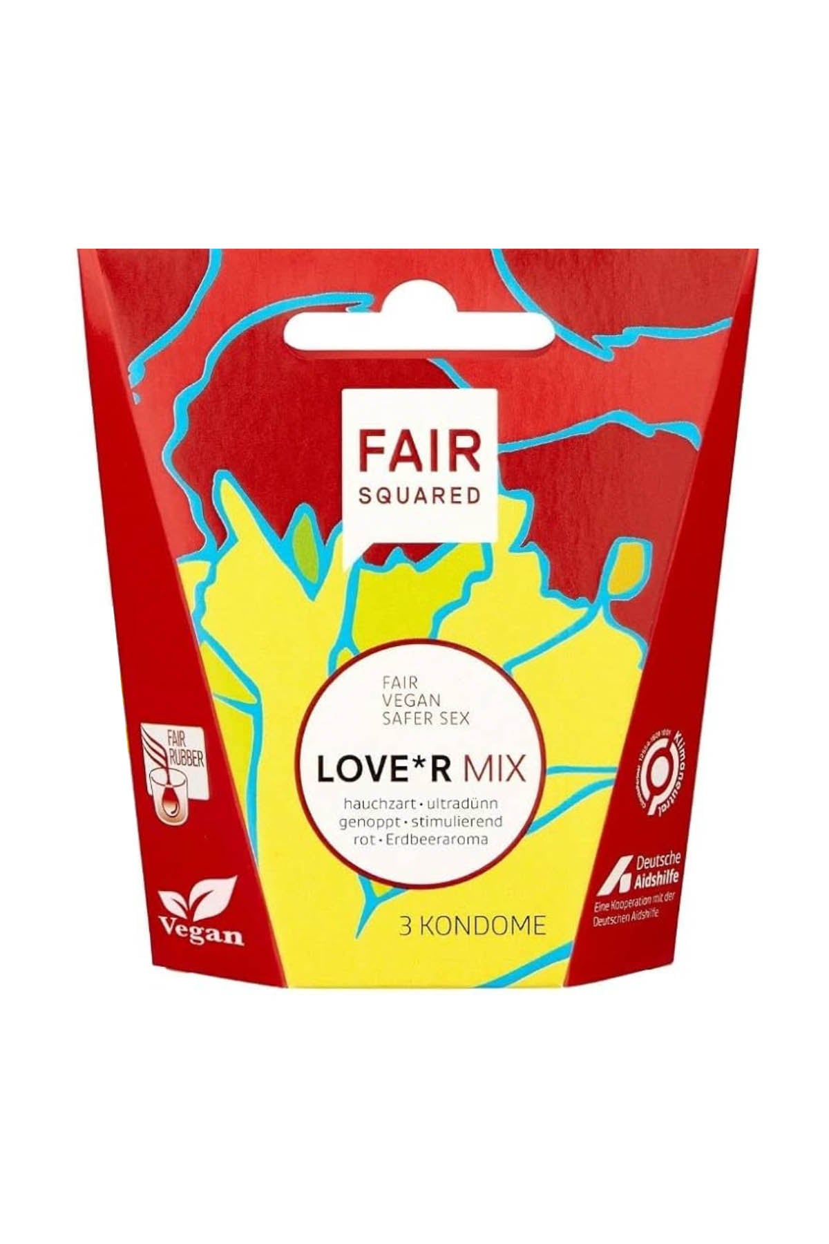 Fair Squared Lover Mix Condoms - 3 Pack