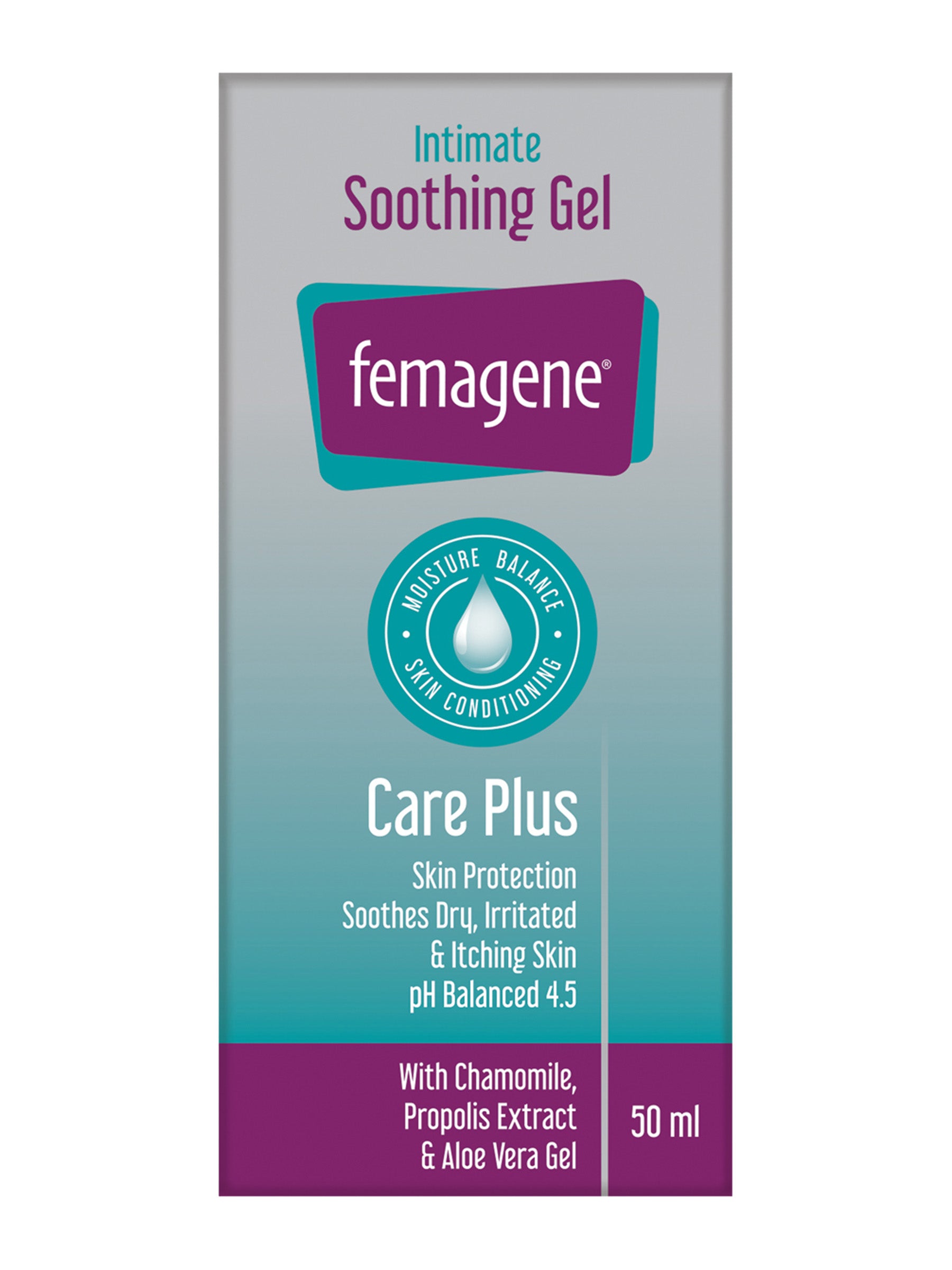 Femagene Intimate Soothing Gel - 50ml Skincare Protection Soothes Intimate Dryness