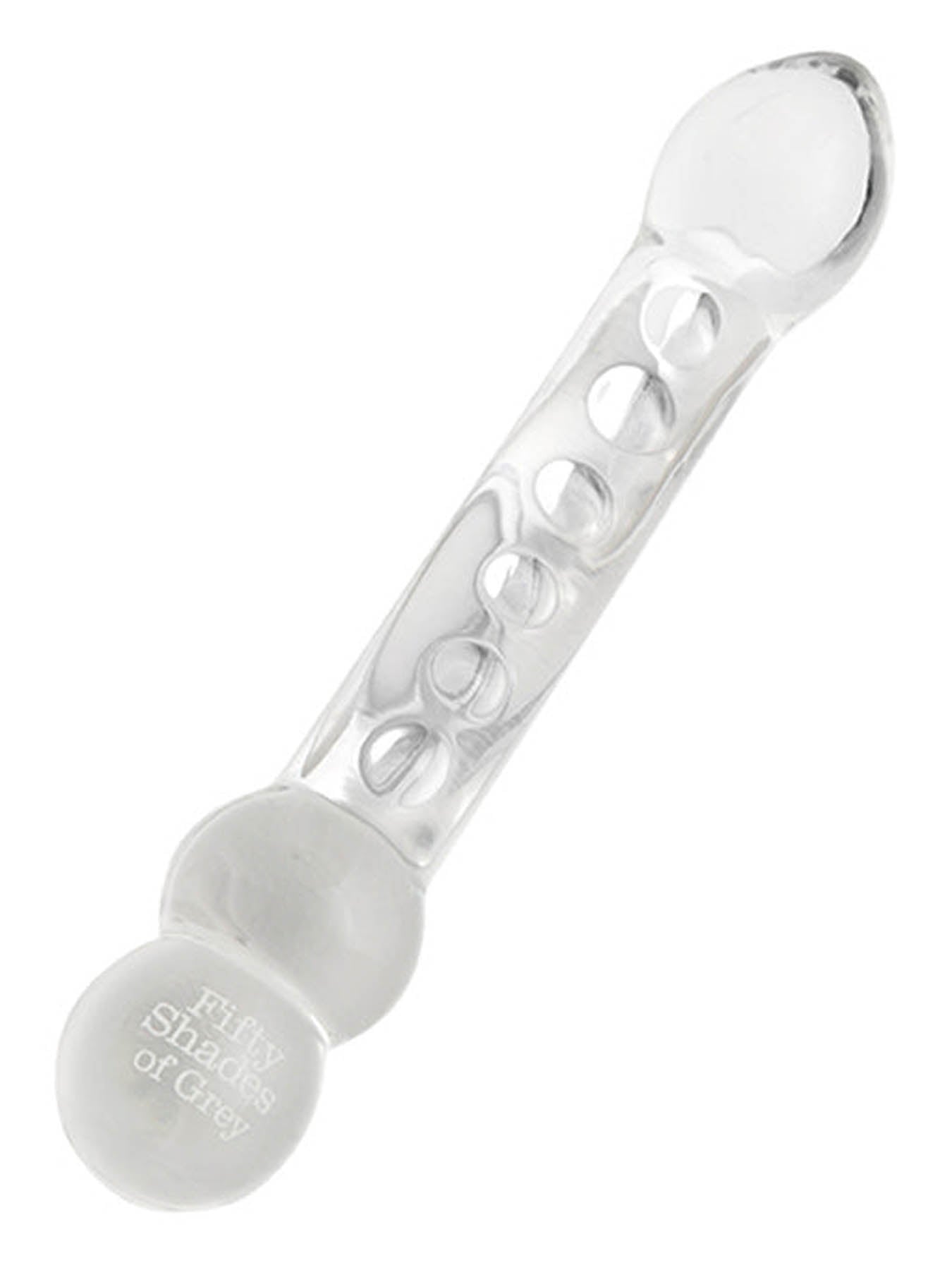 Fifty Shades Drive Me Crazy glass dildo for firm internal or external massage