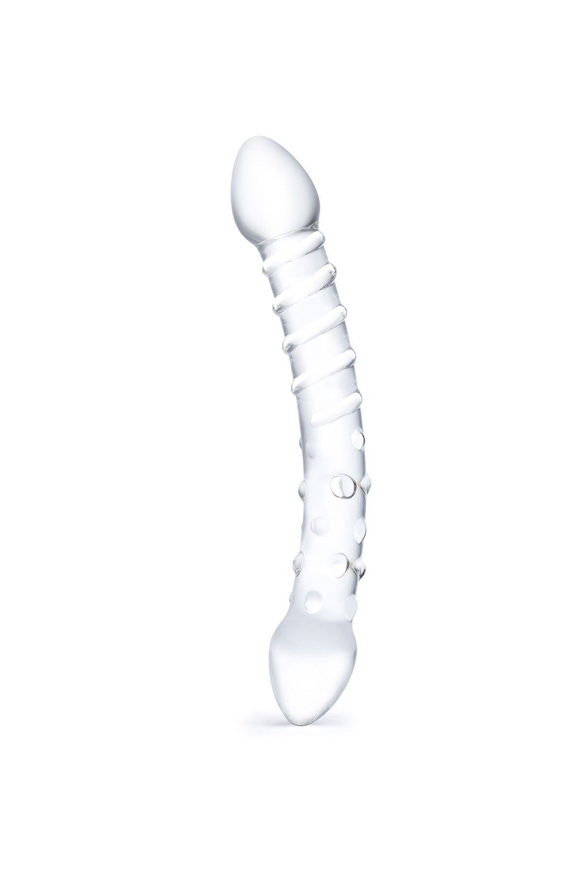 Double Trouble Glass Dildo | Matilda's Lifestyle