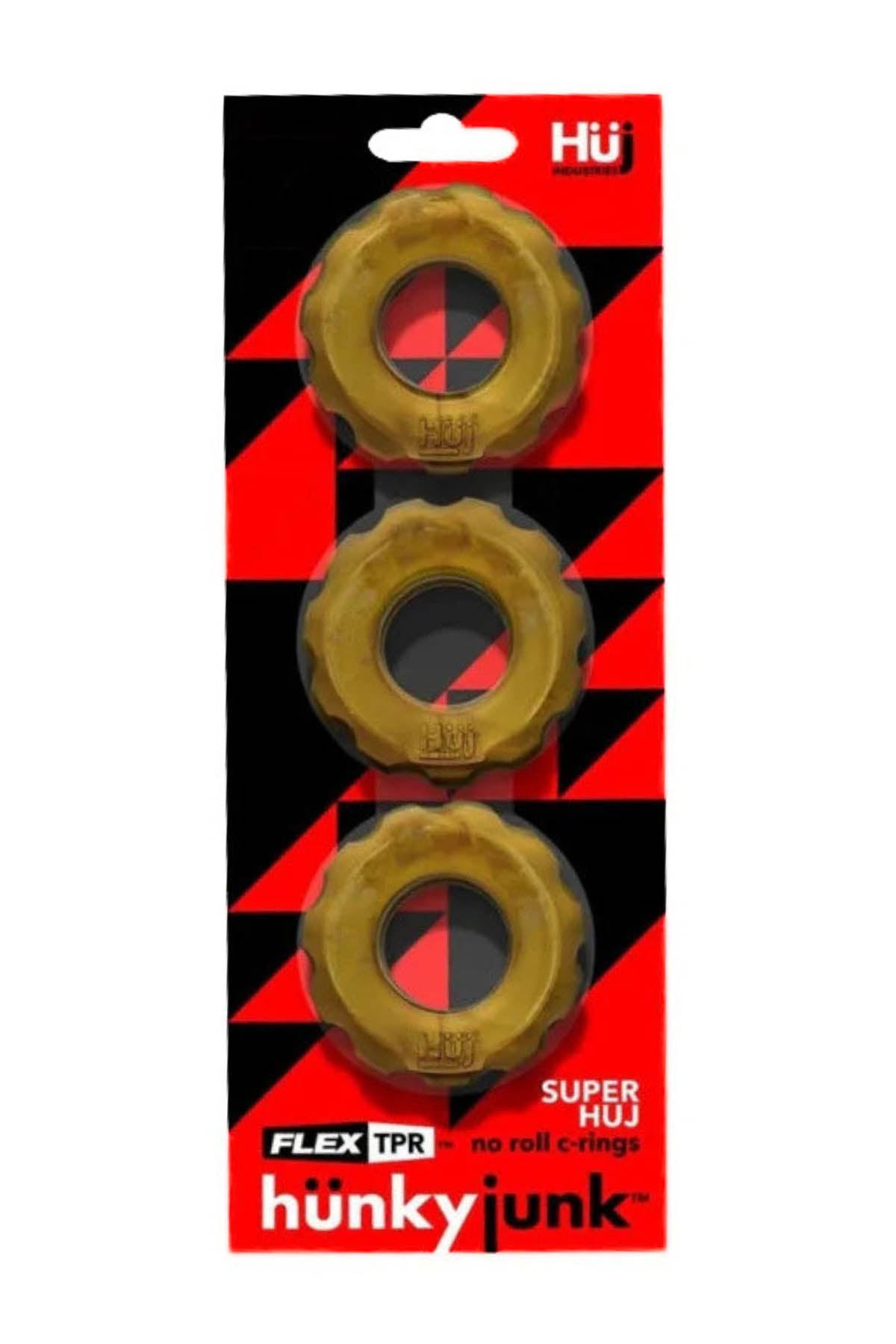 Hunkyjunk Super C-Ring - Bronze - 3-Pack