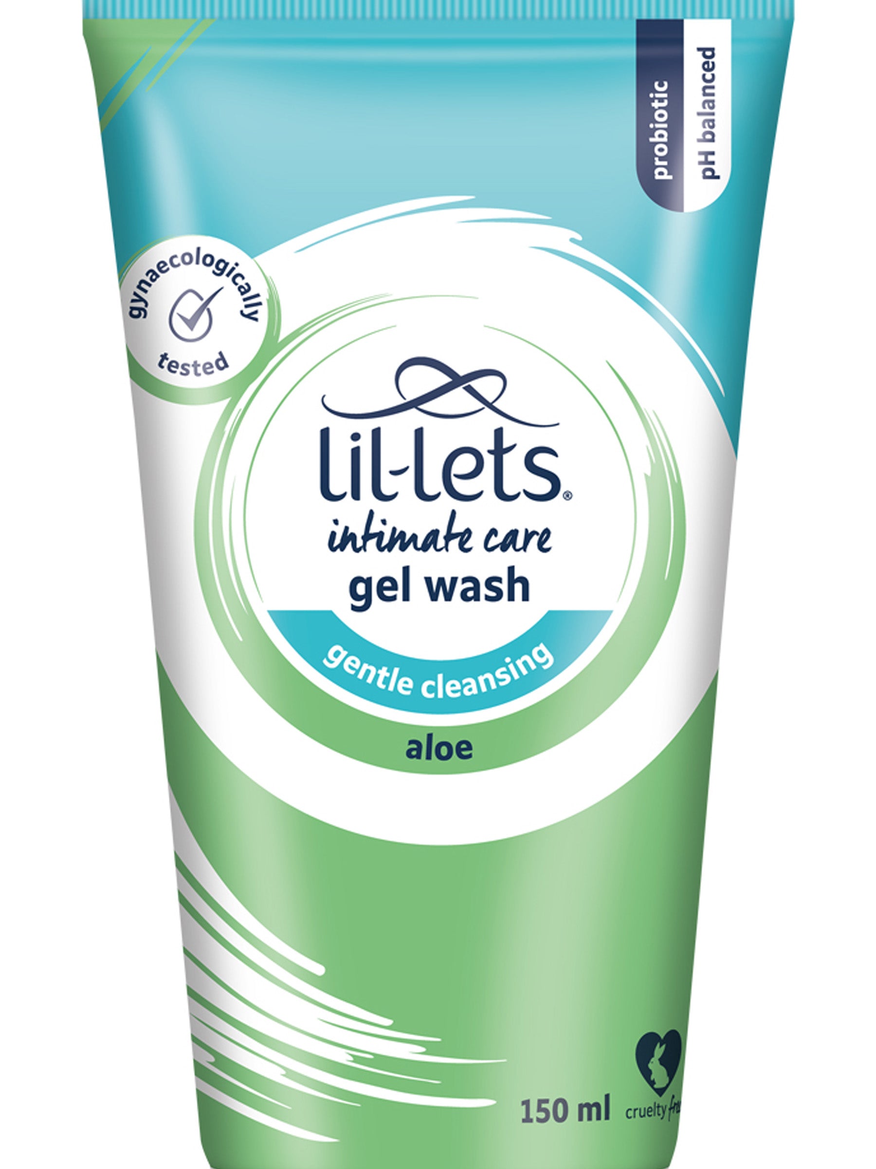 Lil-lets Intimate Care Gel Wash 150ml Tube Gentle Cleansing Aloe