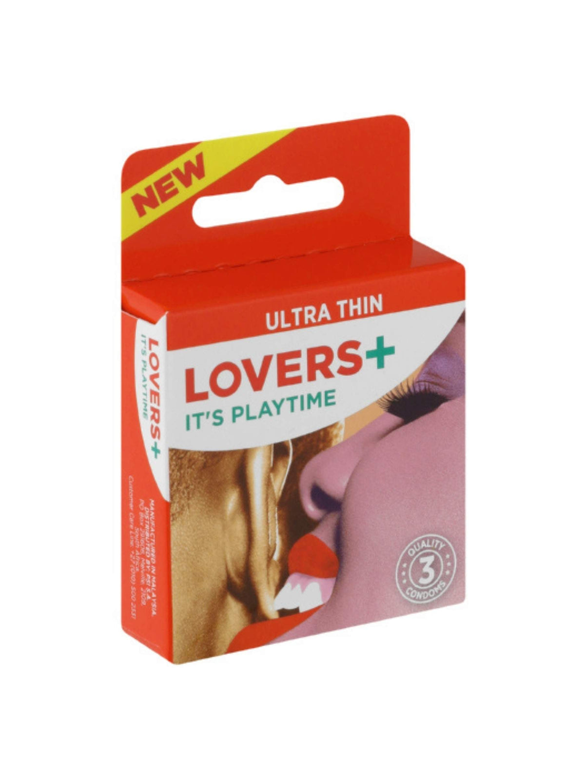 Lovers Plus Male Condoms - Ultra Thin - 3 Pack