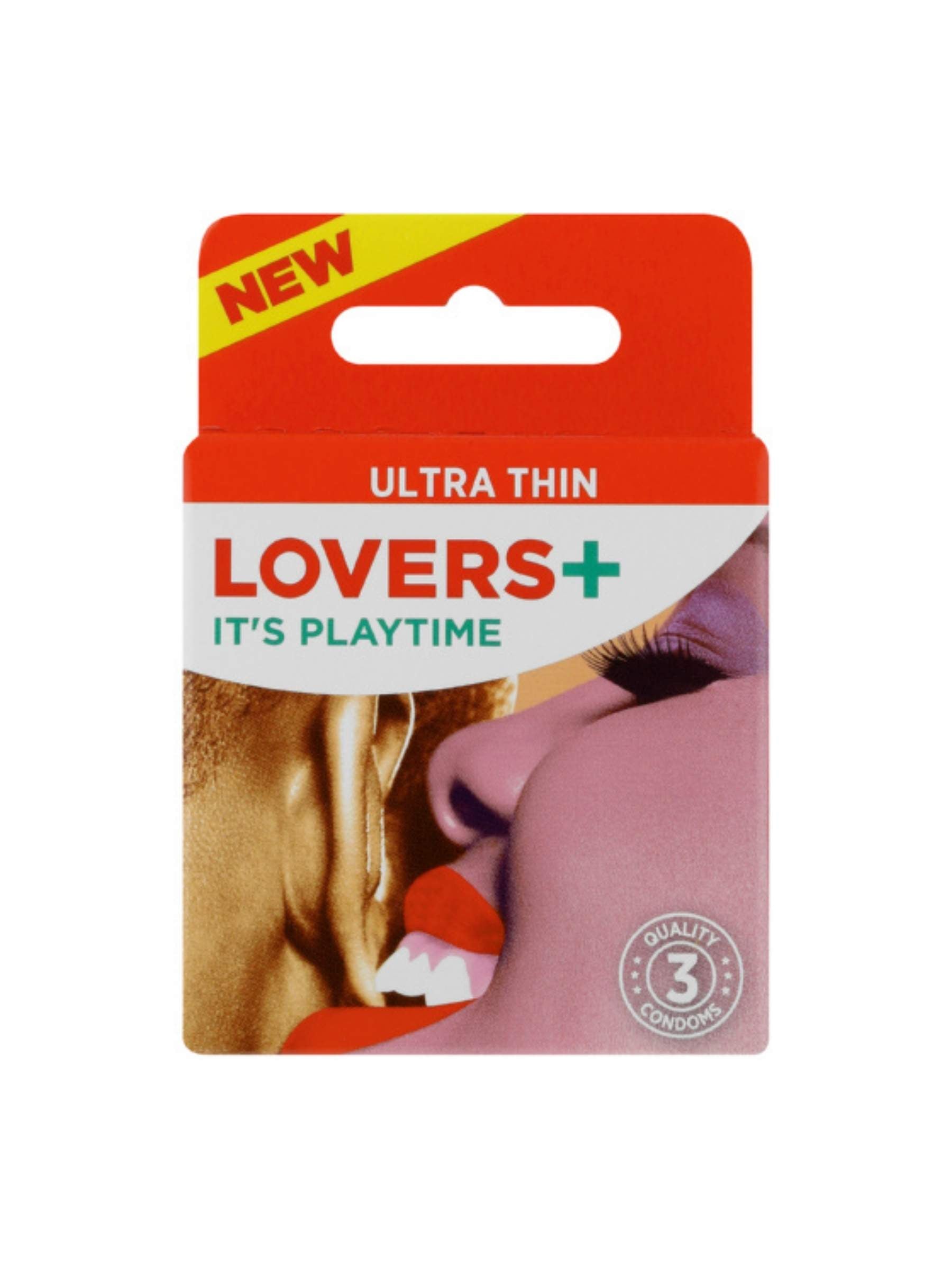 Lovers Plus Male Condoms - Ultra Thin - 3 Pack