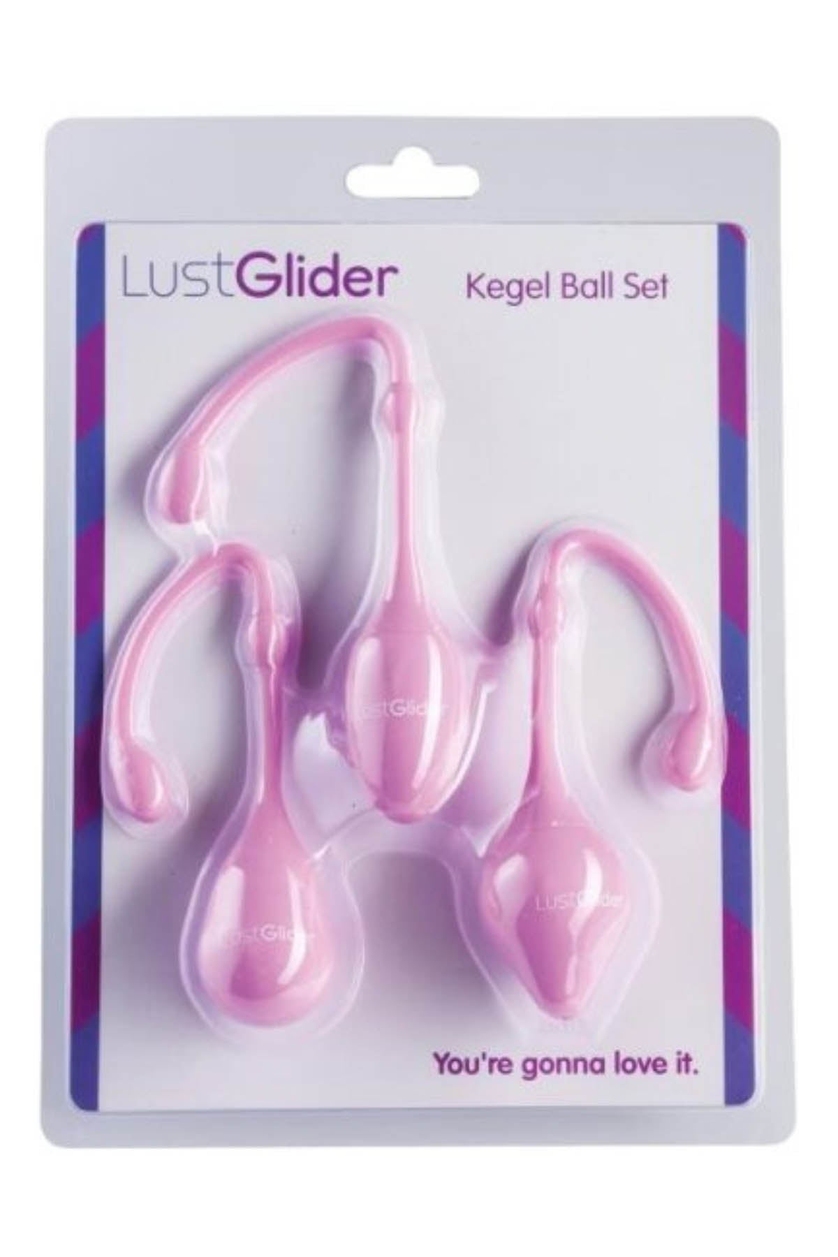 Lustglider Kegel Exercise Ball Set - 3 Piece