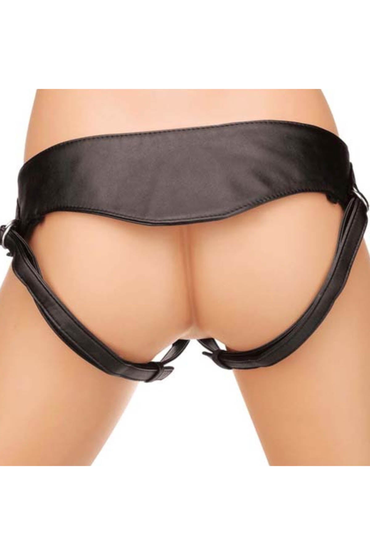 Lux Fetish Patent Leather Strap-On Harness