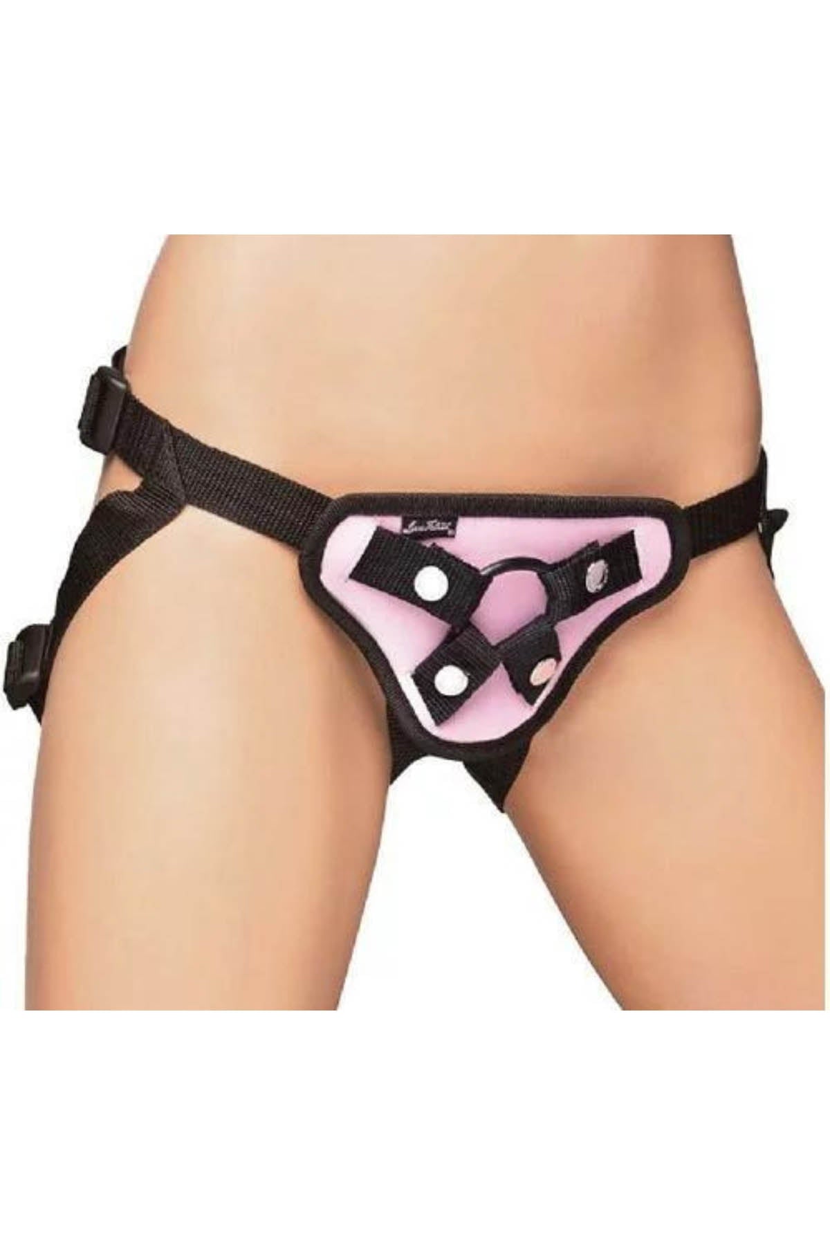 Lux Fetish Pretty In Strap-On Harness - Pink
