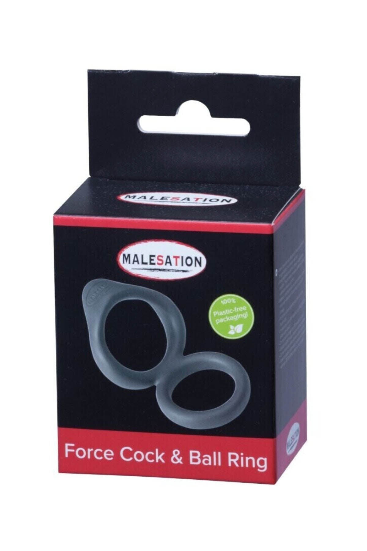 Malesation Force stretchy cock and ball ring for firmer erection