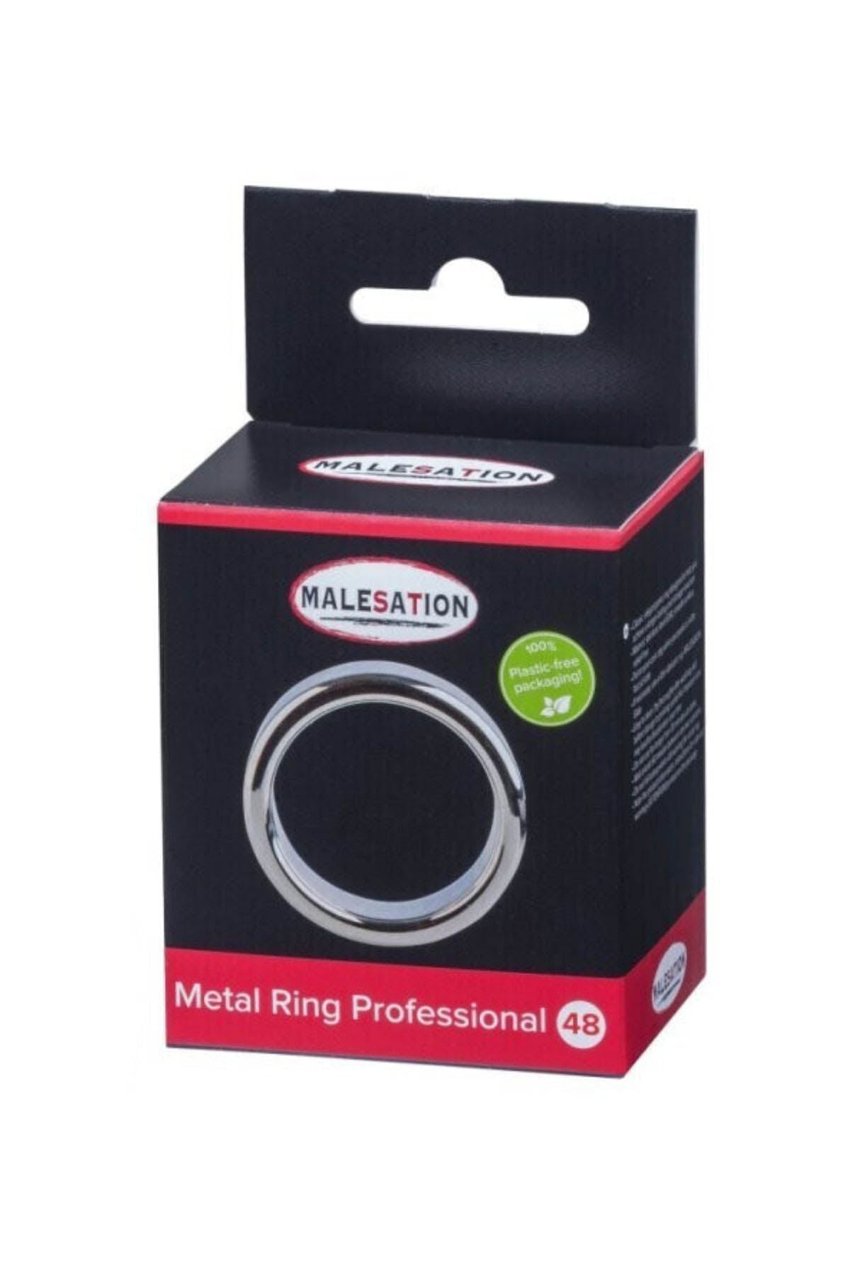 Malesation stainless steel metal penis ring non porous and easy to clean