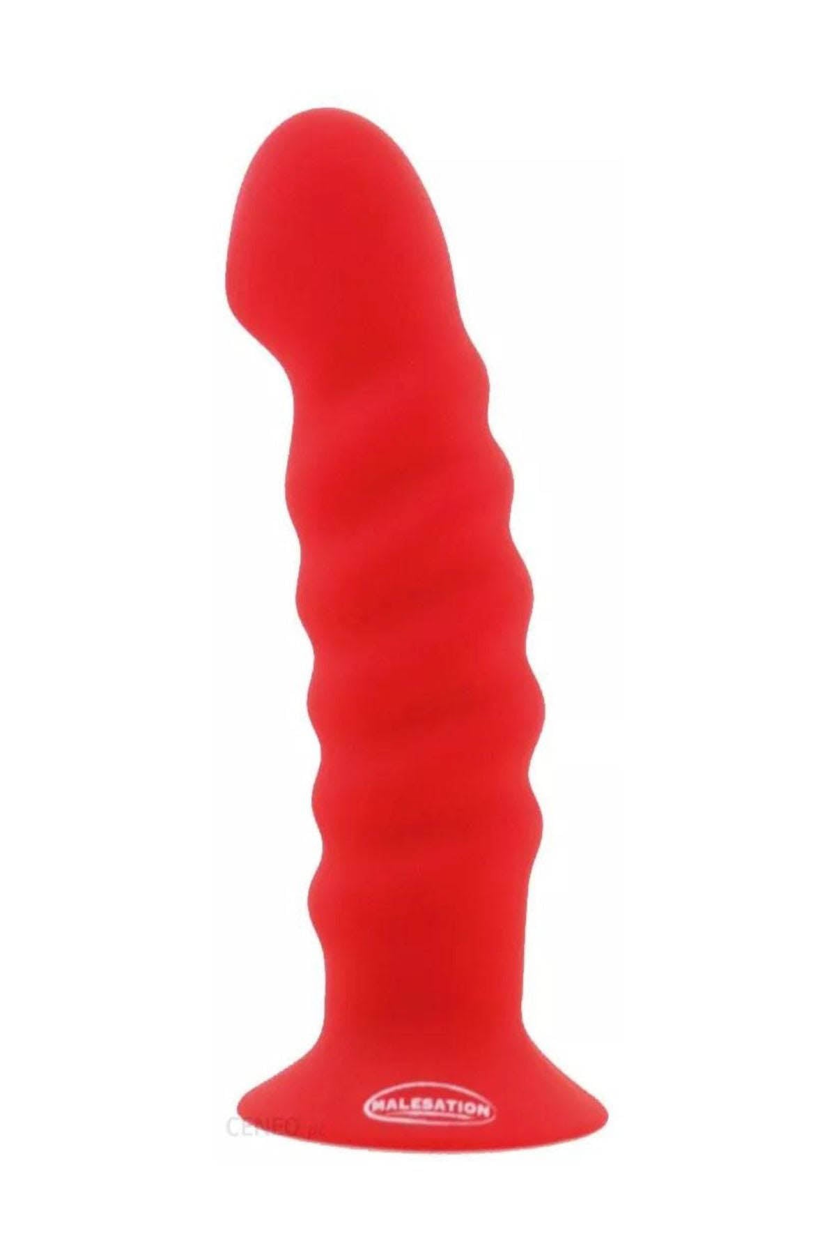 Malesation Olly suction cup dildo compact but powerful for solo or partner play