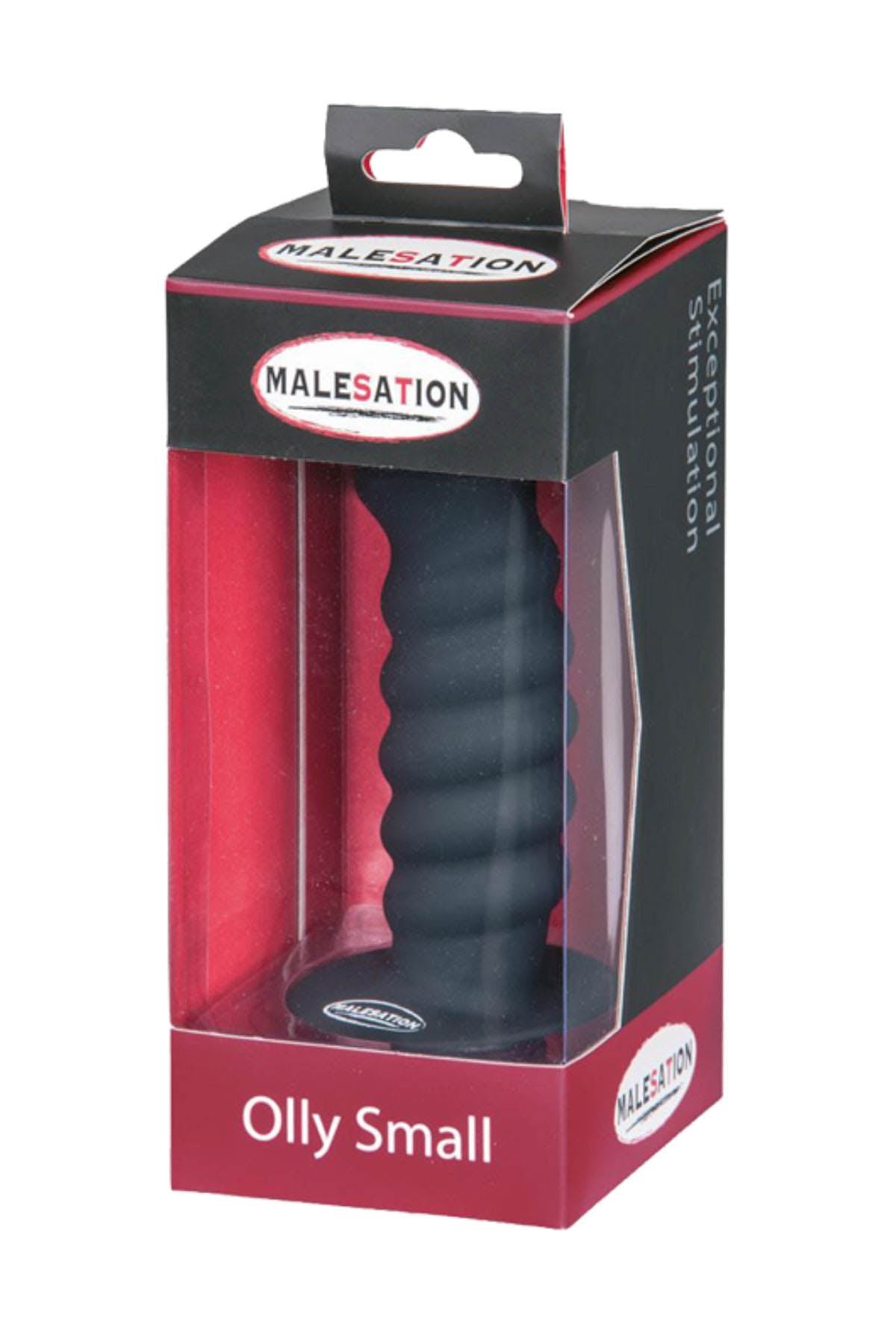 Malesation Olly suction cup dildo compact but powerful for solo or partner play