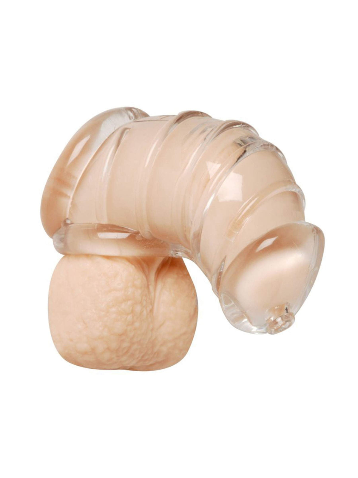 Master Series Detained Soft Body Chastity Cage - Transparent