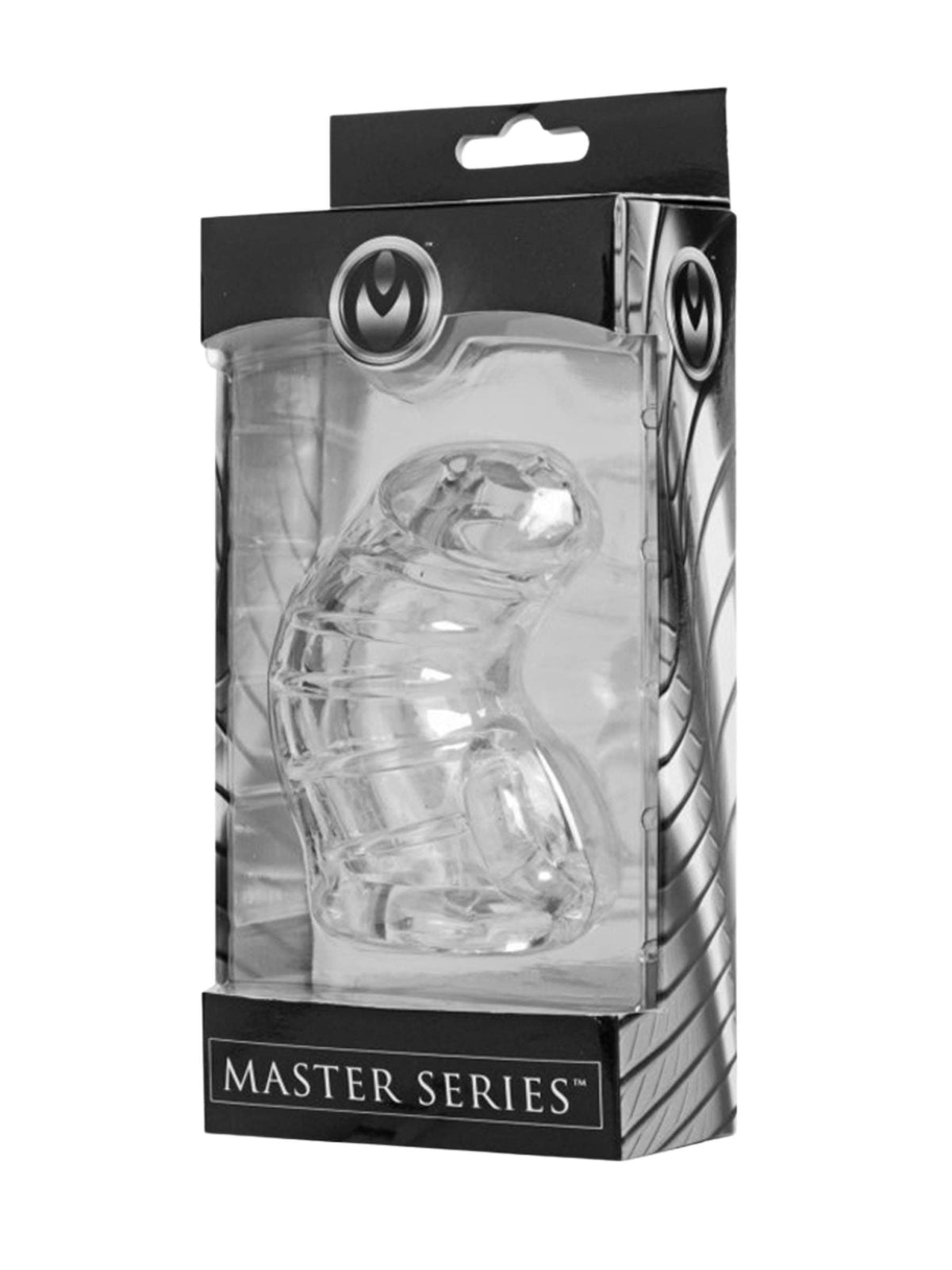 Master Series Detained Soft Body Chastity Cage - Transparent