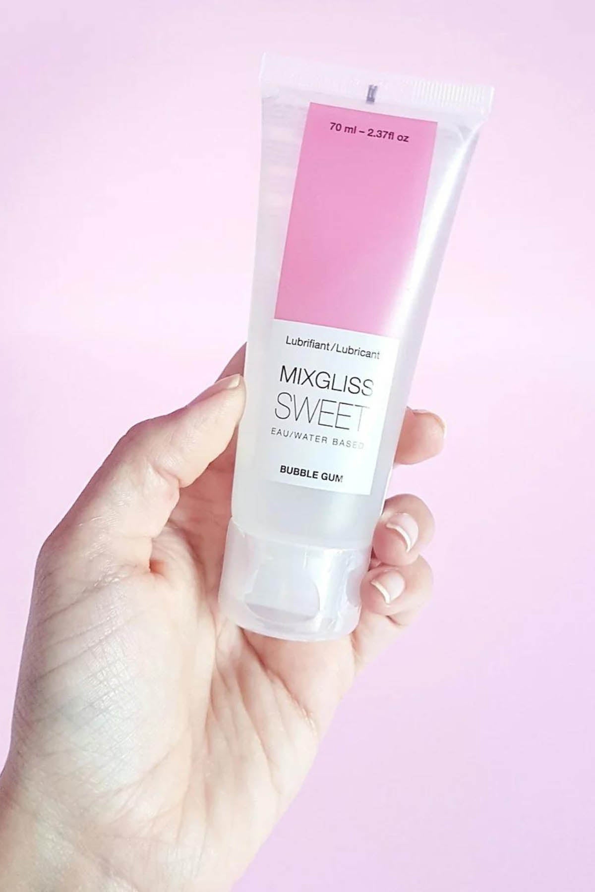 Mixgliss Sweet Bubble Gum - Water-Based Lubricant 70 ml